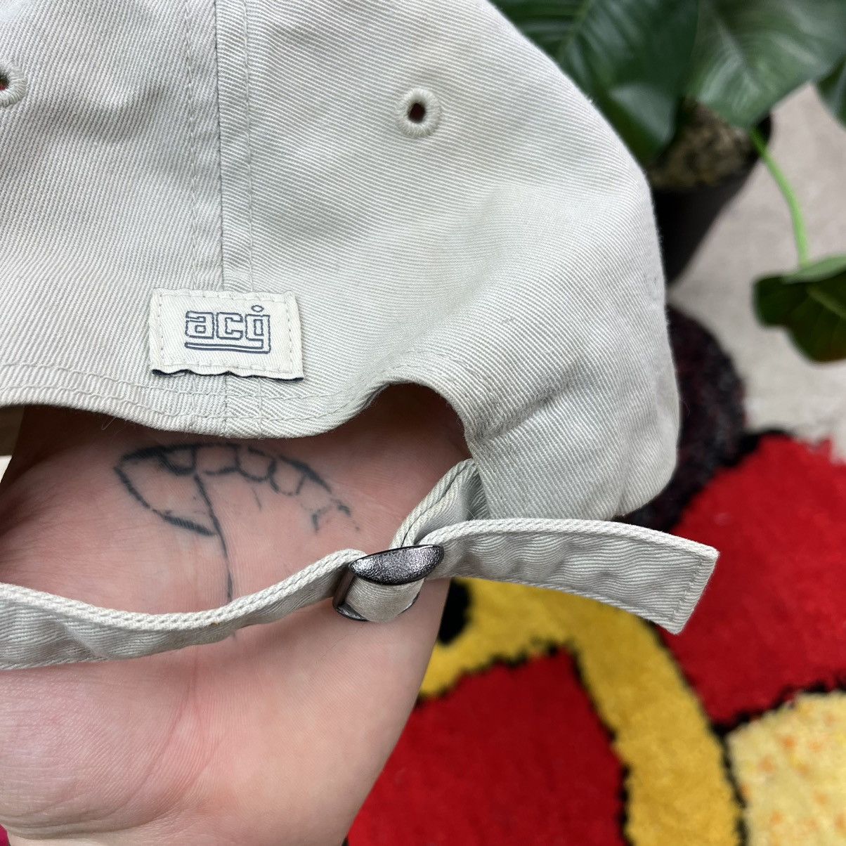 Nike ACG × Vintage NIKE ACG ARCHIVE Y2K RARE VINTAGE CREAM CAP 1990s - № 4016 Size ONE SIZE - 4 Thumbnail