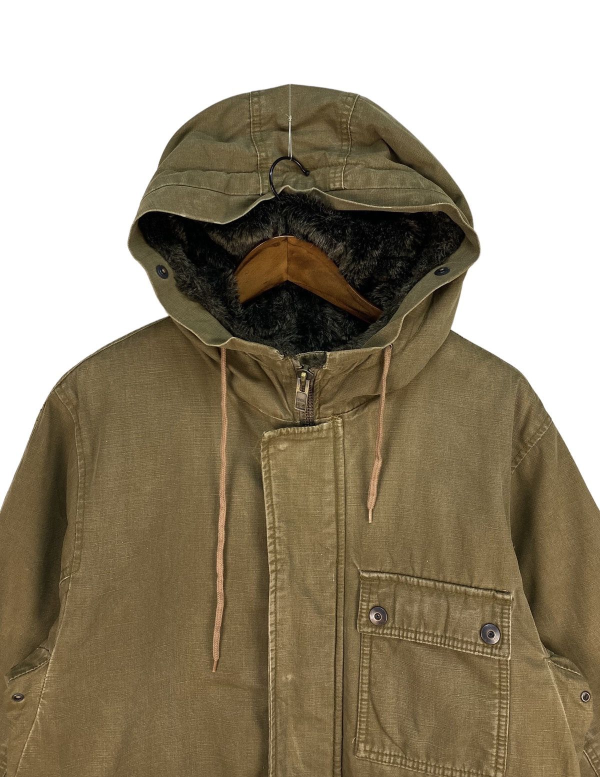 Johnbull × Vintage Vintage John Bull Heavy Jacket Fur Lining Size US L / EU 52-54 / 3 - 3 Thumbnail
