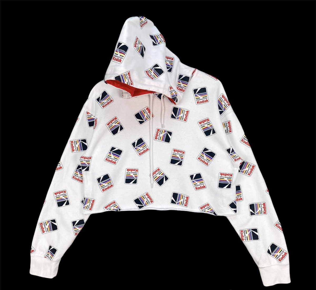 Kodak Cropped Hoodie Fullprint