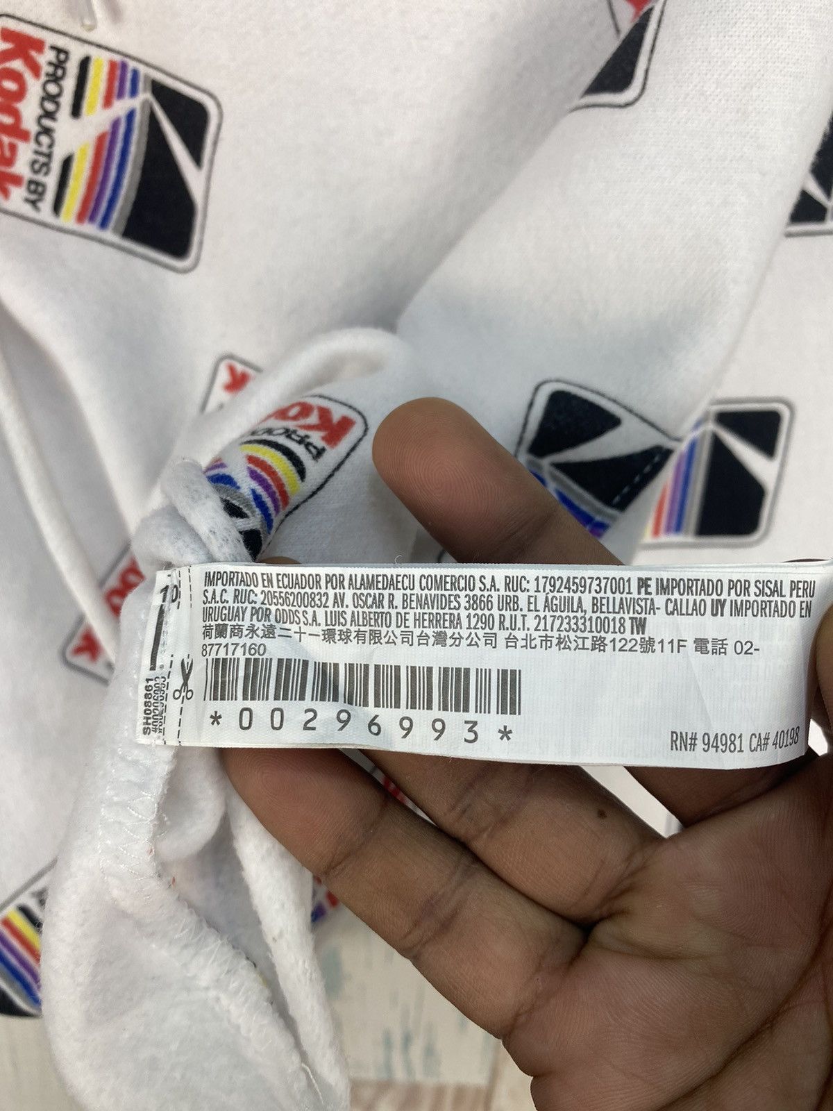 Kodak Kodak Cropped Hoodie Fullprint Size M / US 6-8 / IT 42-44 - 6 Thumbnail