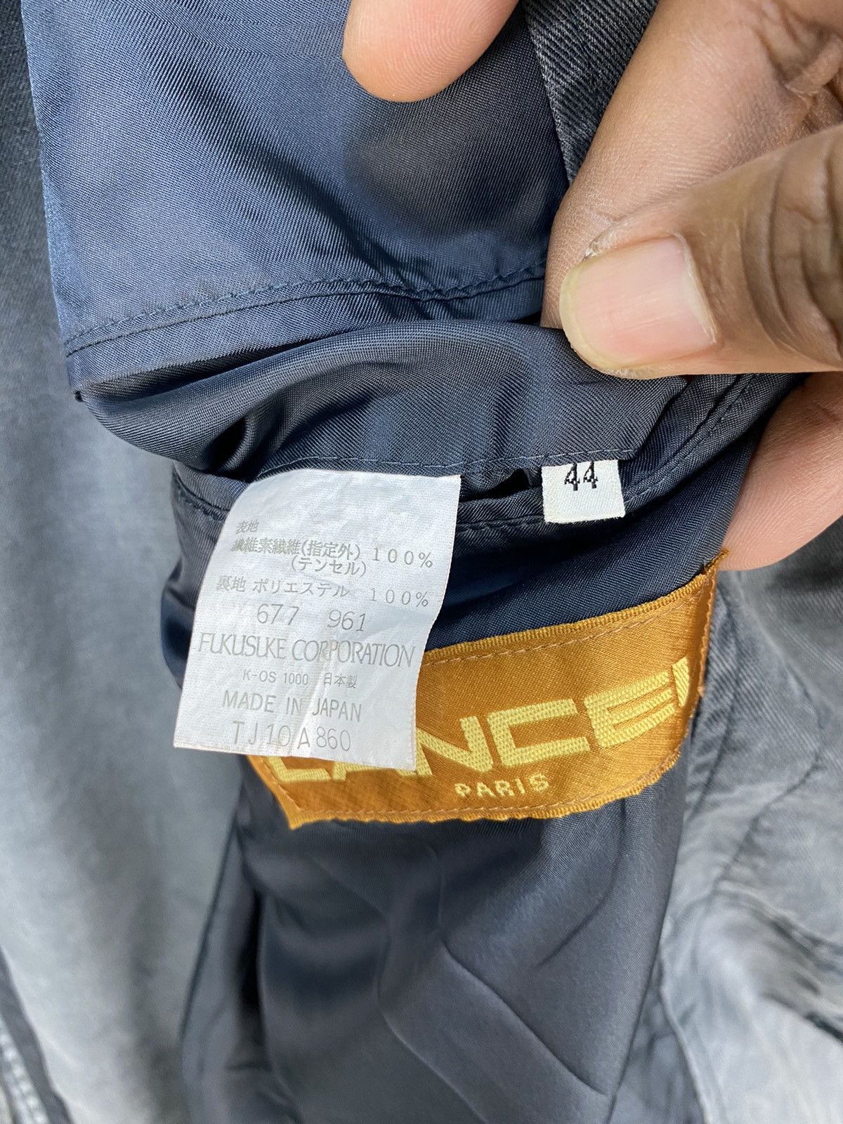 Lancel Lancel Paris Blazer/Coat Size 44R - 7 Thumbnail