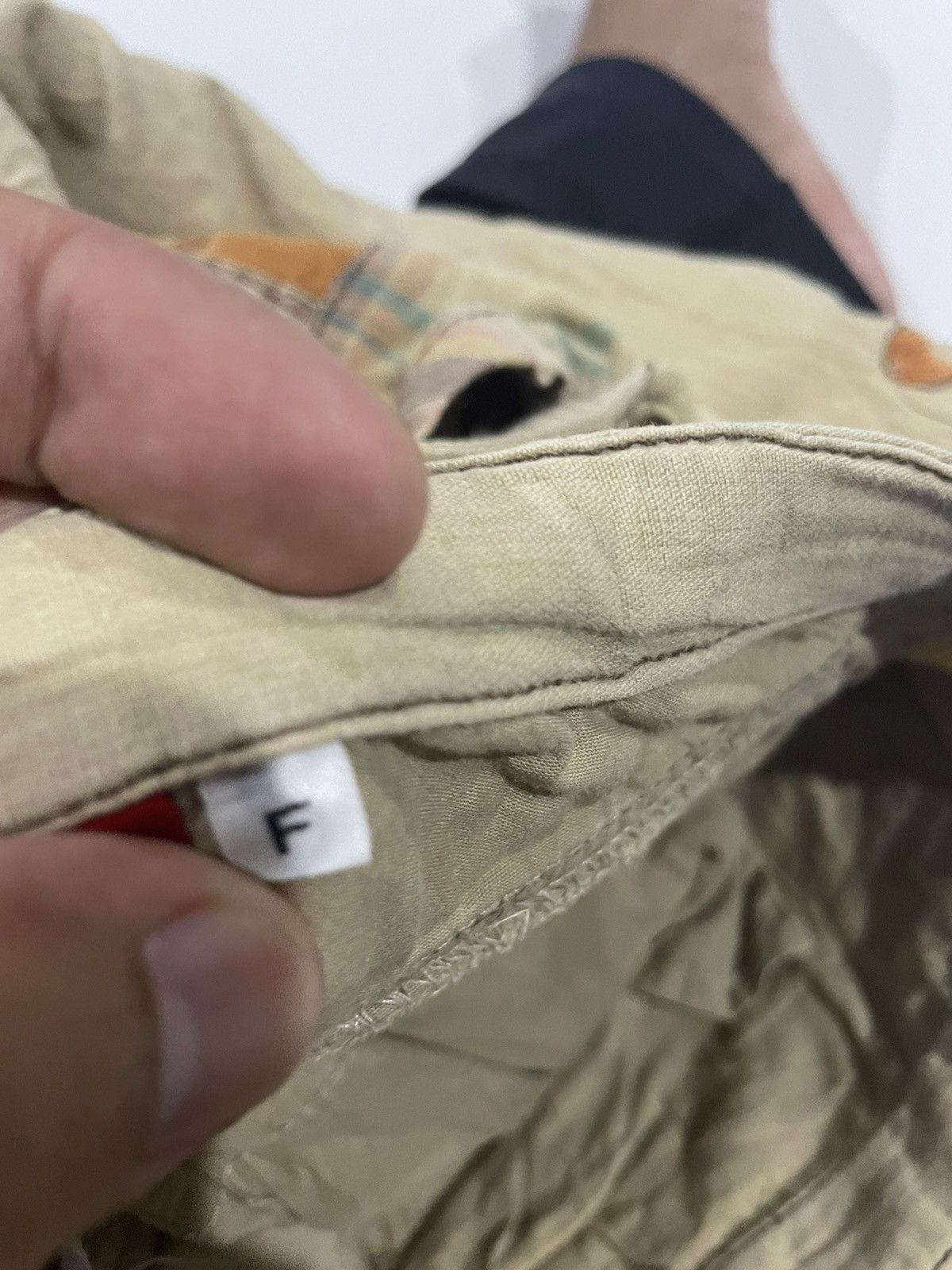 Japanese Brand Grail💥Vintage Japanese Drug Store's Patchwork Cargo Pants Size US 36 / EU 52 - 17 Thumbnail