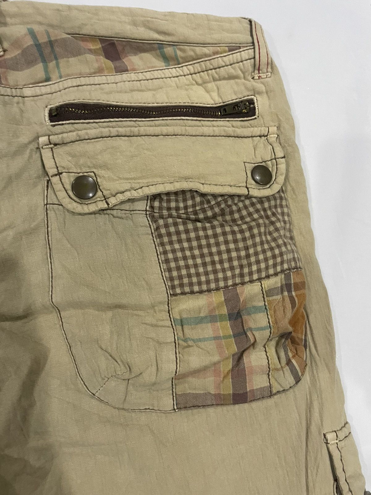 Japanese Brand Grail💥Vintage Japanese Drug Store's Patchwork Cargo Pants Size US 36 / EU 52 - 14 Thumbnail