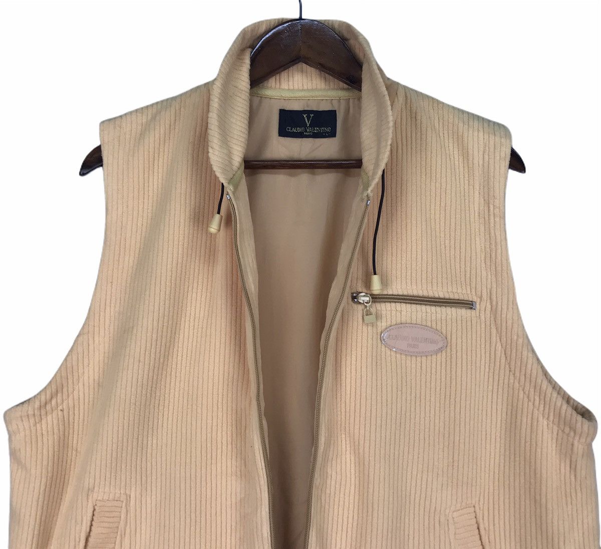 MR & MRS ITALY Vintage Claudio Valentino Paris Corduroy Vest Jacket Size US L / EU 52-54 / 3 - 3 Thumbnail