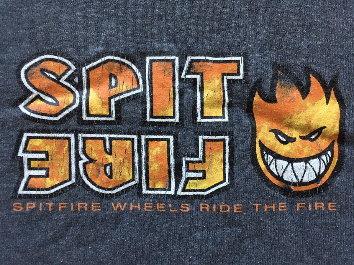 Spitfire × Vintage Spitfire Wheels Shirt Fire Flamehead Skate Vintage 90s Y2K Size US M / EU 48-50 / 2 - 6 Thumbnail
