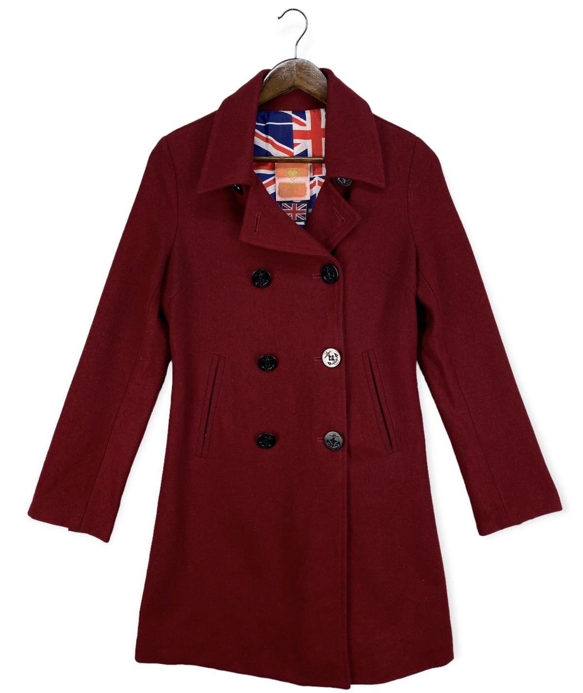 If Six Was Nine Super Lovers Wool Long Jacket Size S / US 4 / IT 40 - 1 Thumbnail