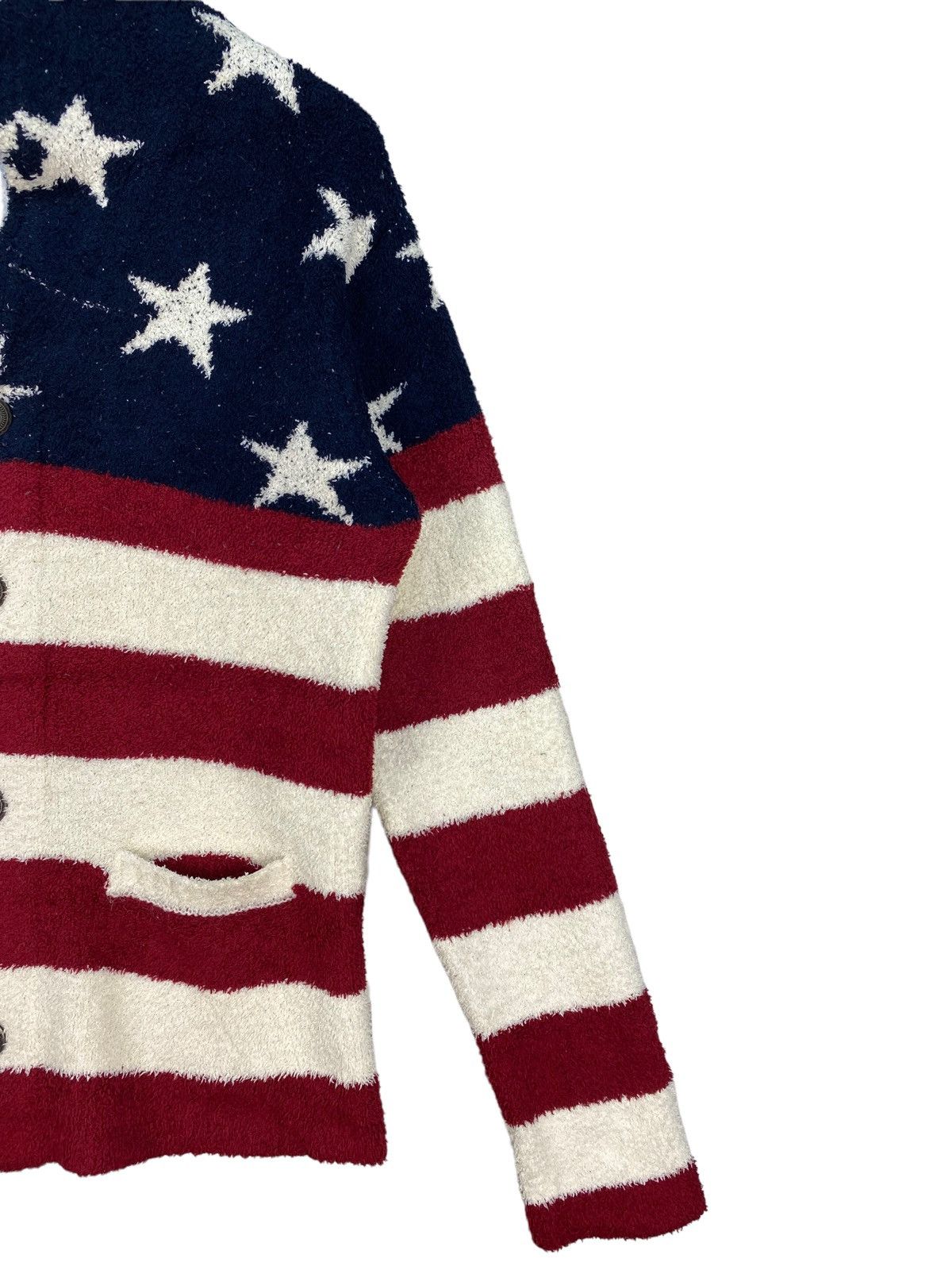 Vintage Power To The People USA Flag Fleece Knitwear Size US M / EU 48-50 / 2 - 3 Thumbnail