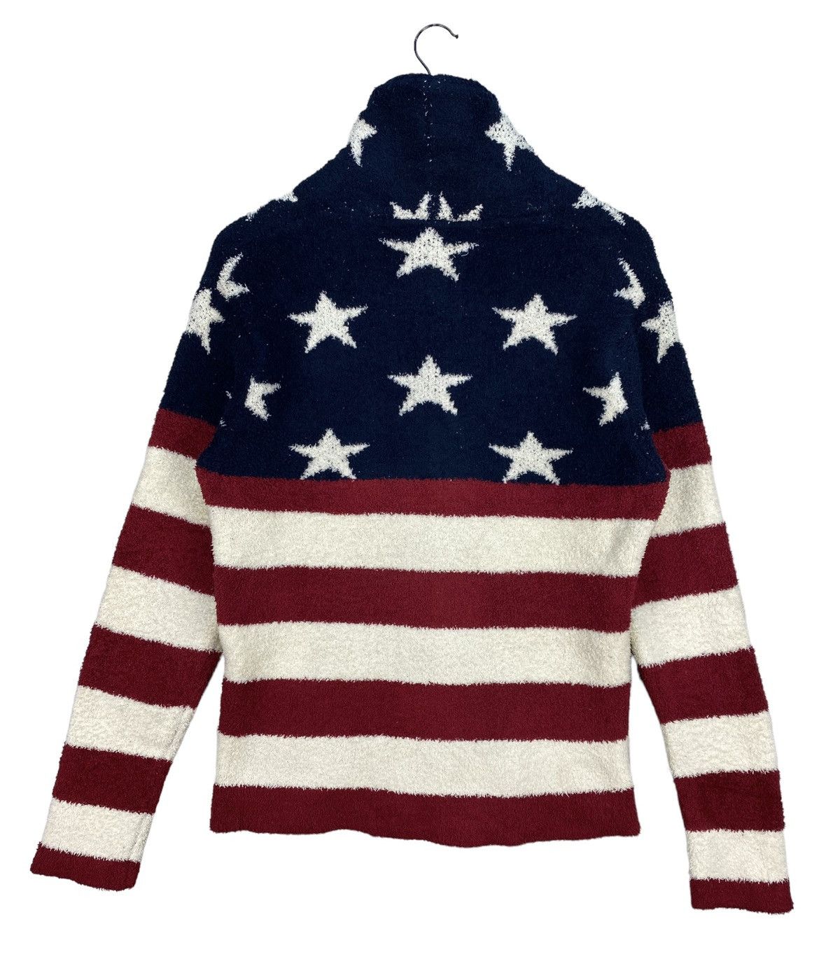 Vintage Power To The People USA Flag Fleece Knitwear Size US M / EU 48-50 / 2 - 5 Thumbnail