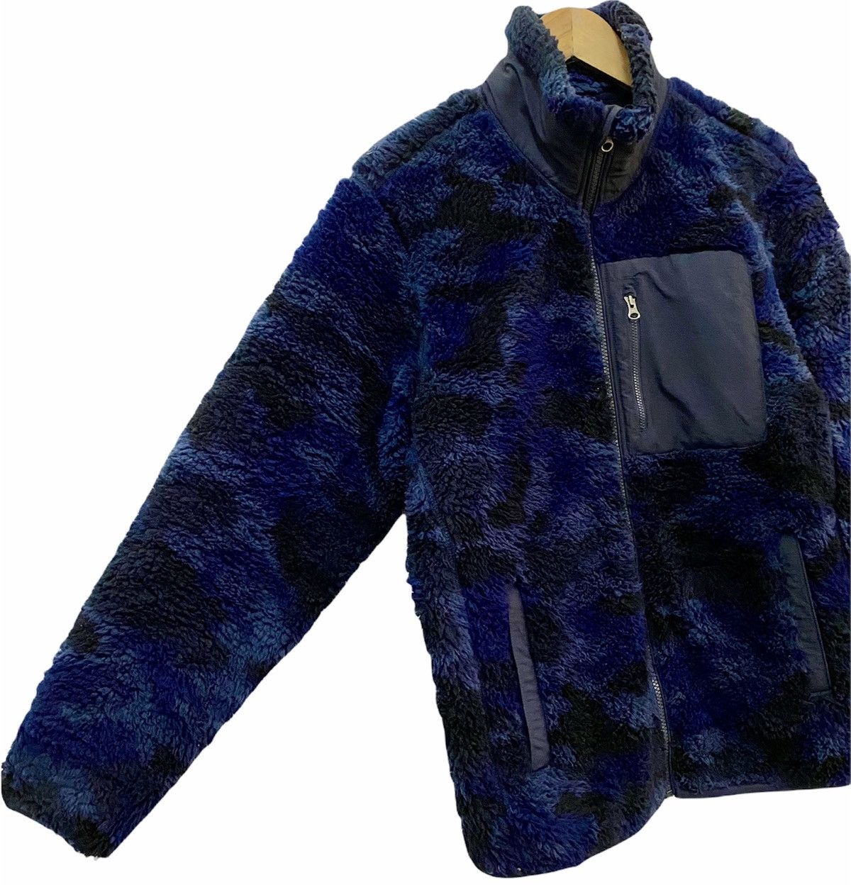 Engineered Garments × Japanese Brand × Uniqlo AW19 UNIQLO JAPAN DEEP PILE RETRO X FLEECE JACKET Size US M / EU 48-50 / 2 - 6 Thumbnail