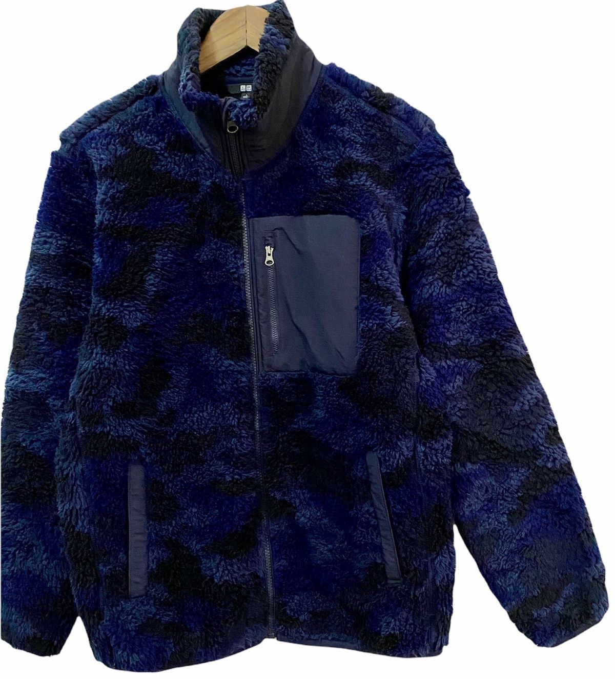 Engineered Garments × Japanese Brand × Uniqlo AW19 UNIQLO JAPAN DEEP PILE RETRO X FLEECE JACKET Size US M / EU 48-50 / 2 - 3 Thumbnail
