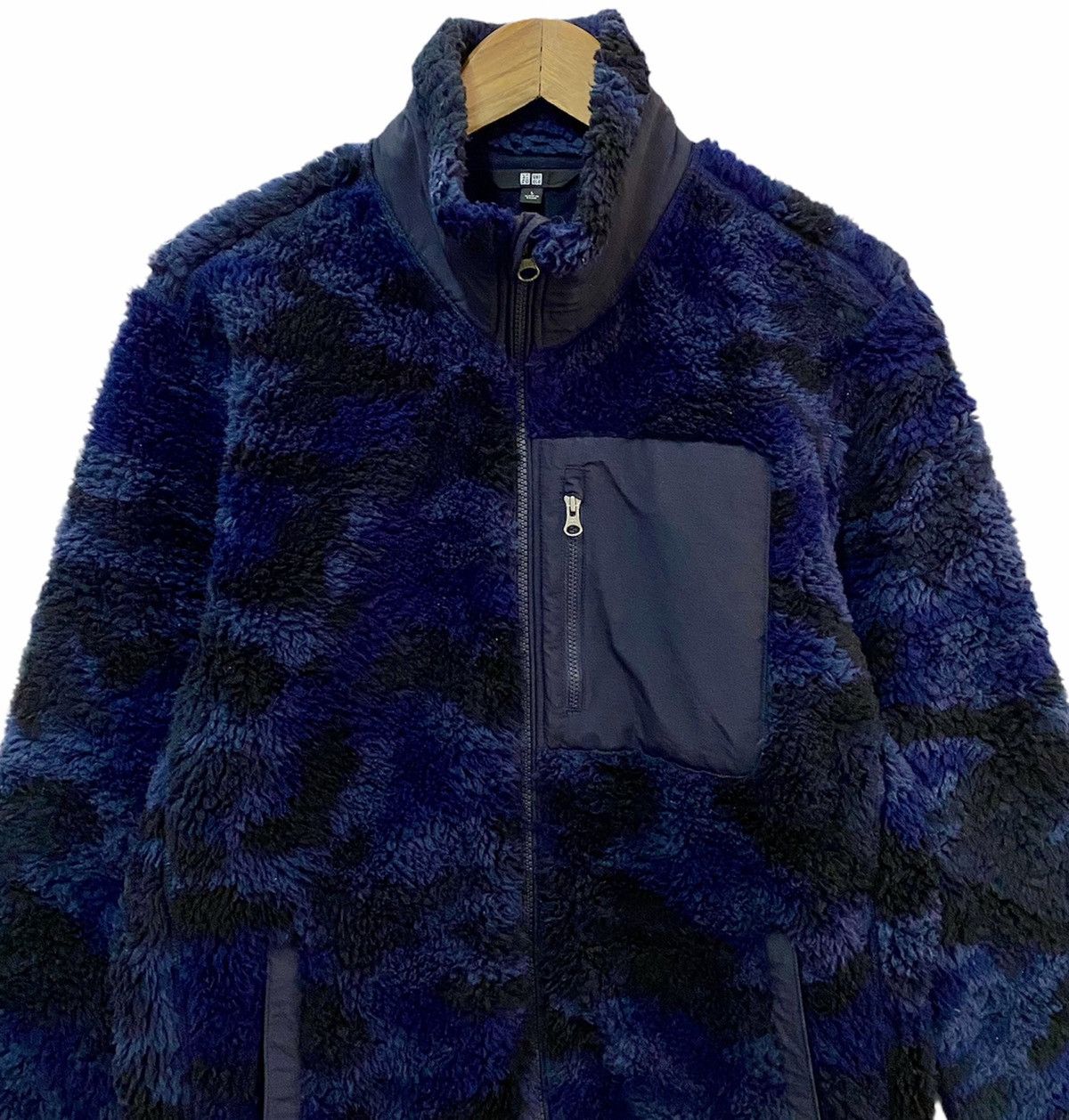 Engineered Garments × Japanese Brand × Uniqlo AW19 UNIQLO JAPAN DEEP PILE RETRO X FLEECE JACKET Size US M / EU 48-50 / 2 - 2 Thumbnail
