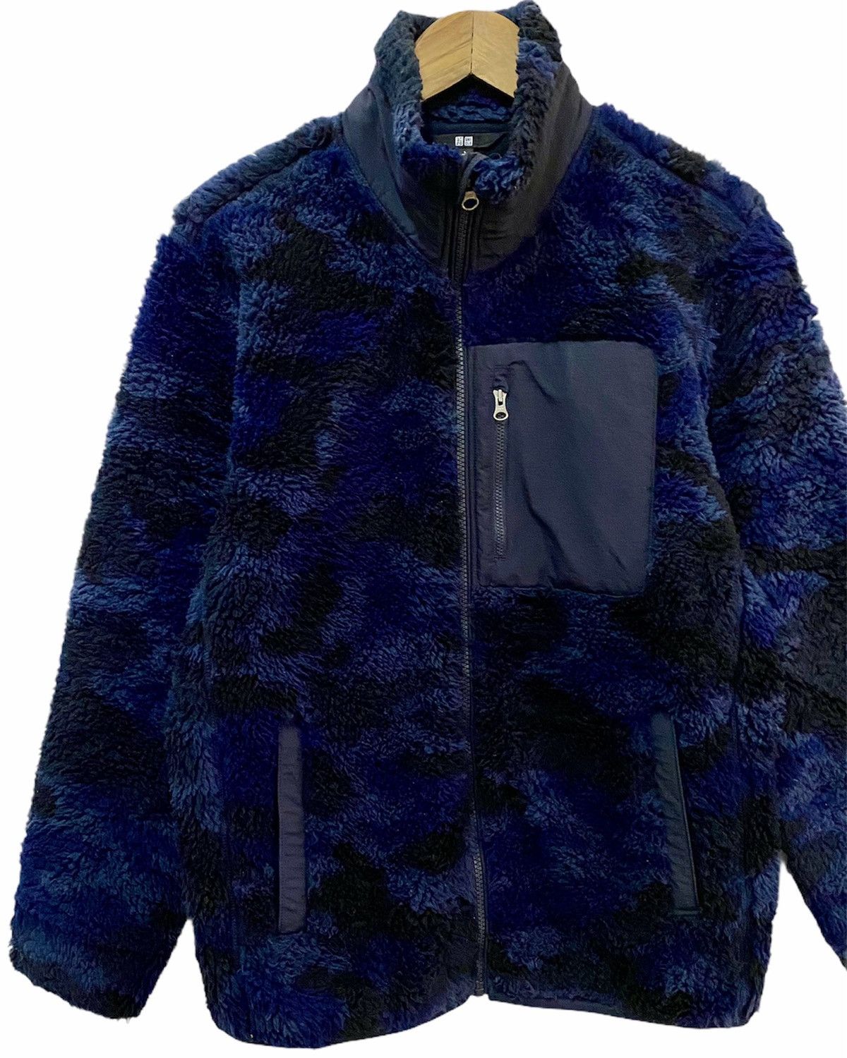 Engineered Garments × Japanese Brand × Uniqlo AW19 UNIQLO JAPAN DEEP PILE RETRO X FLEECE JACKET Size US M / EU 48-50 / 2 - 4 Thumbnail