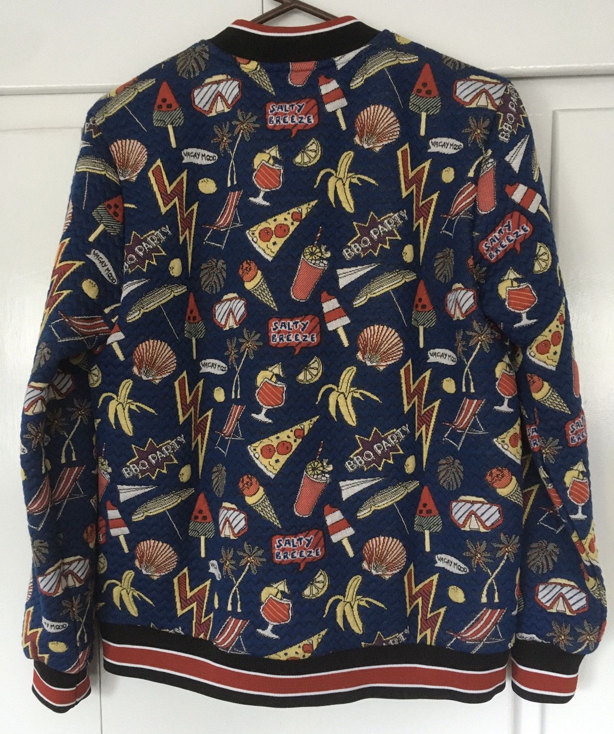 Zara jacquard bomber jacket sales