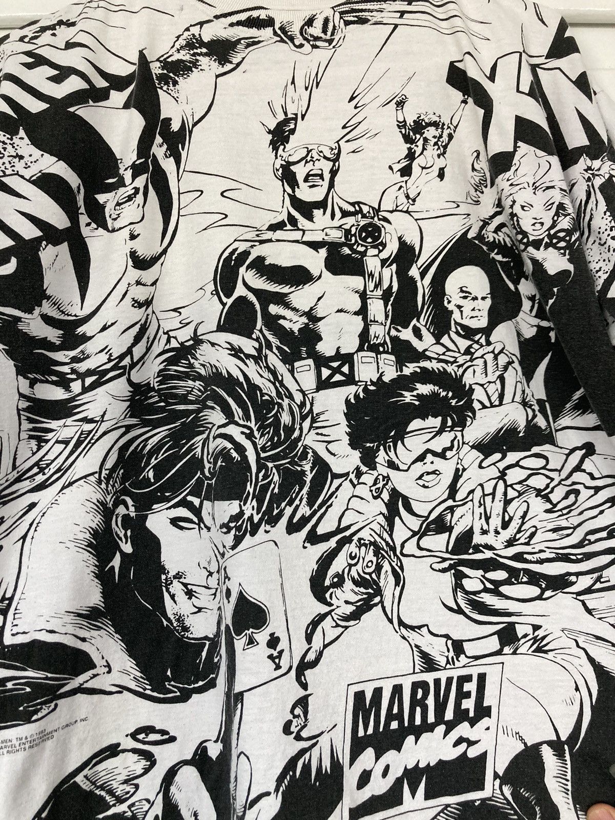 Marvel Comics X-MEN ‘93 SHIRT MARVEL COMICS Vintage 90S ALL OVER WOLVERINE Size US XL / EU 56 / 4 - 6 Thumbnail