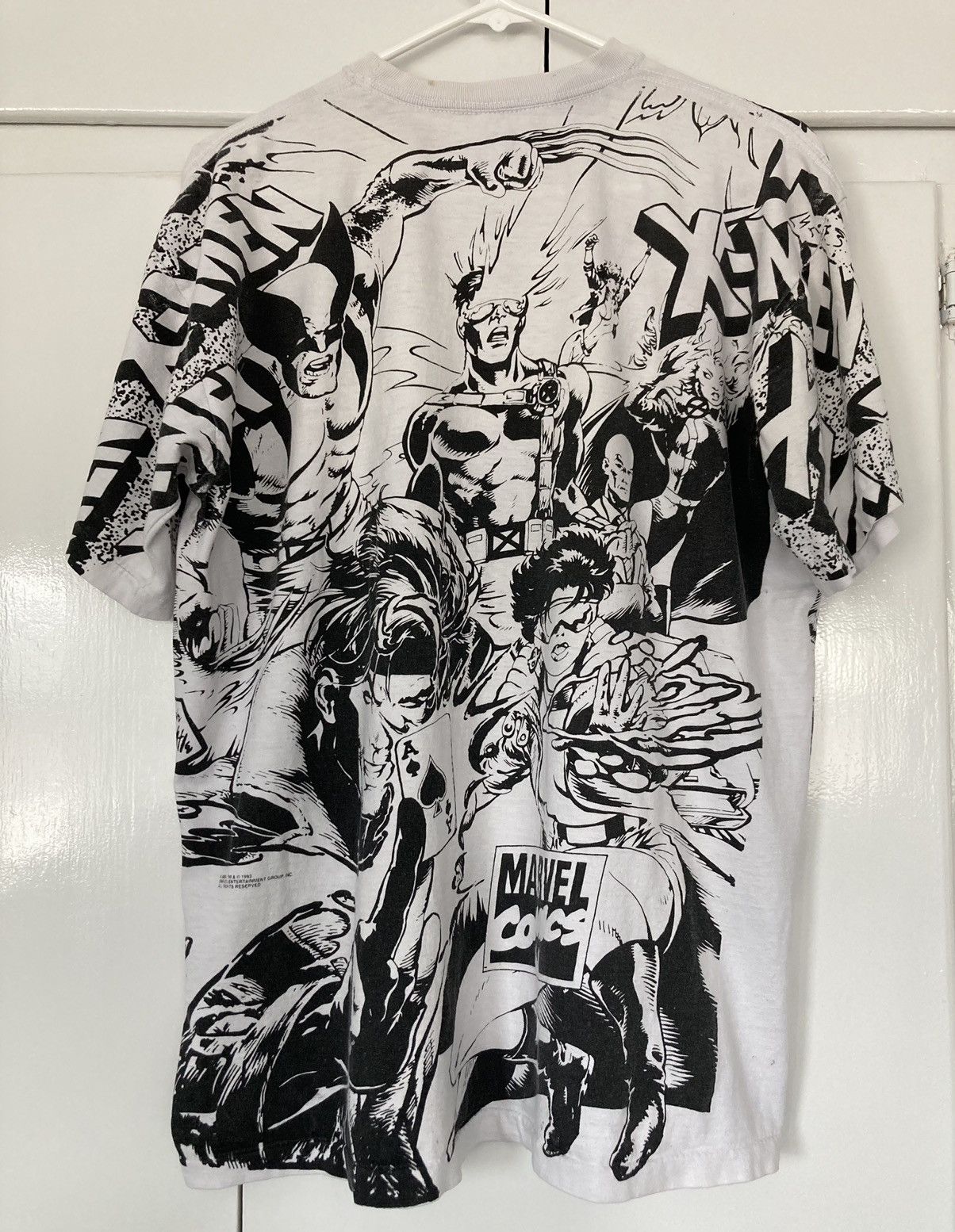 Marvel Comics X-MEN ‘93 SHIRT MARVEL COMICS Vintage 90S ALL OVER WOLVERINE Size US XL / EU 56 / 4 - 2 Thumbnail