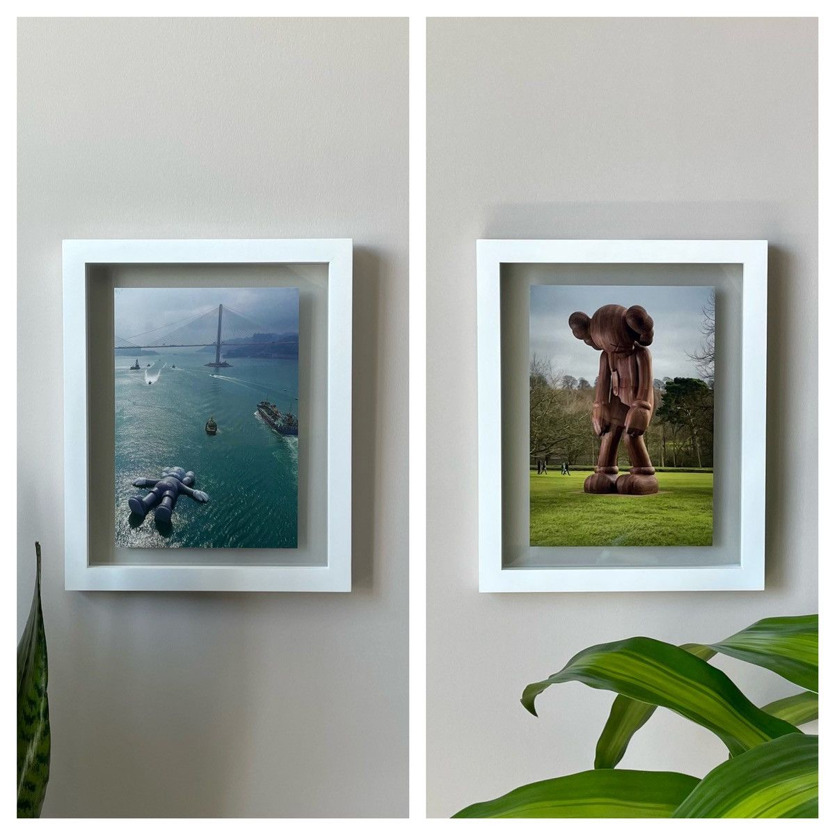 image of Set Of 2 - Kaws Holiday & Sculpture Posters in White, Men's