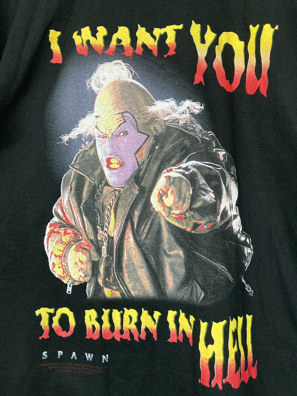 Fruit Of The Loom SPAWN MOVIE SHIRT 1997 CLOWN VIOLATOR MCFARLANE PROMO HORROR Size US L / EU 52-54 / 3 - 5 Thumbnail