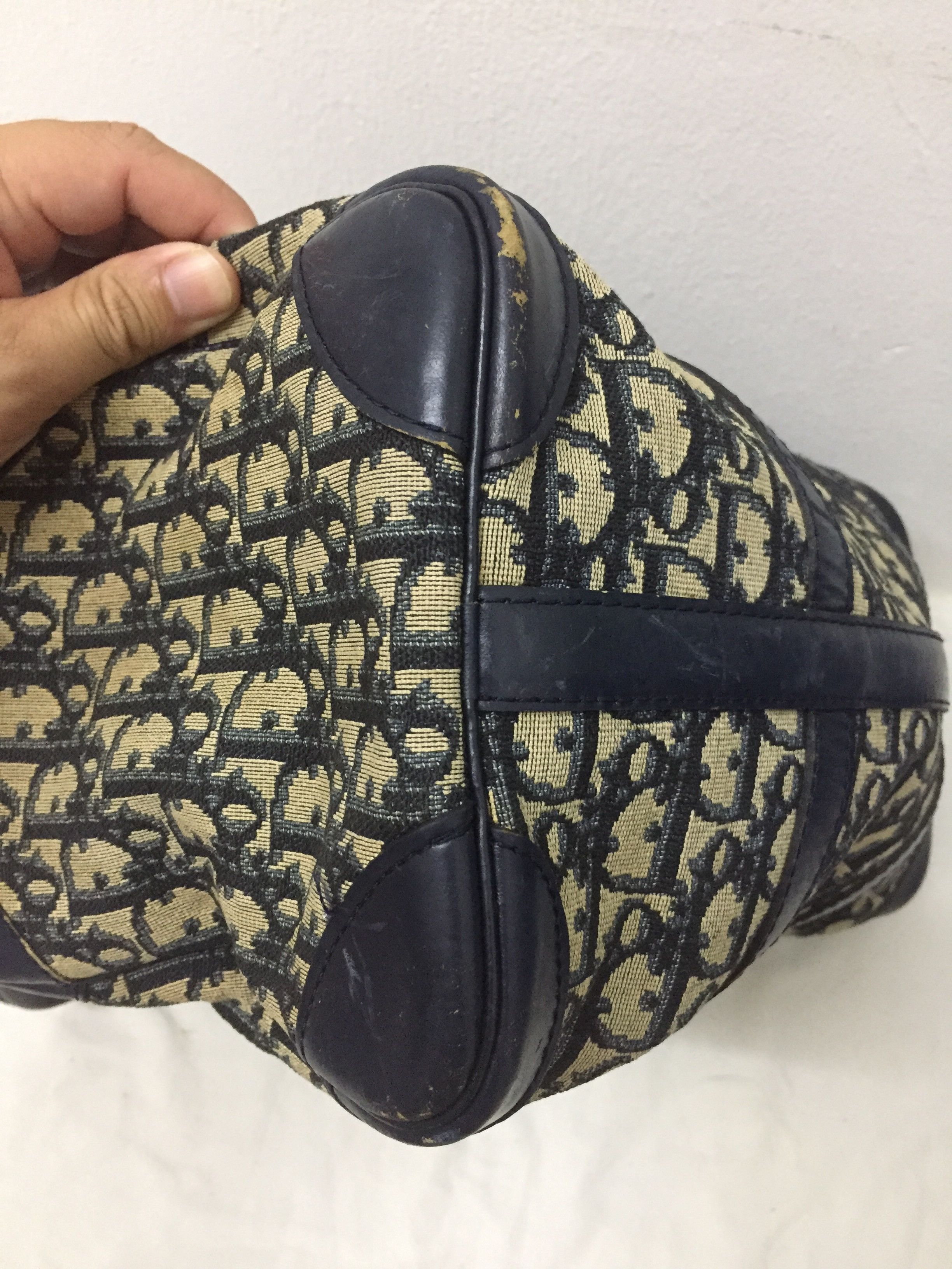 Dior 80's DIOR Trotter Monogram Small Duffle Boston Size ONE SIZE - 10 Thumbnail