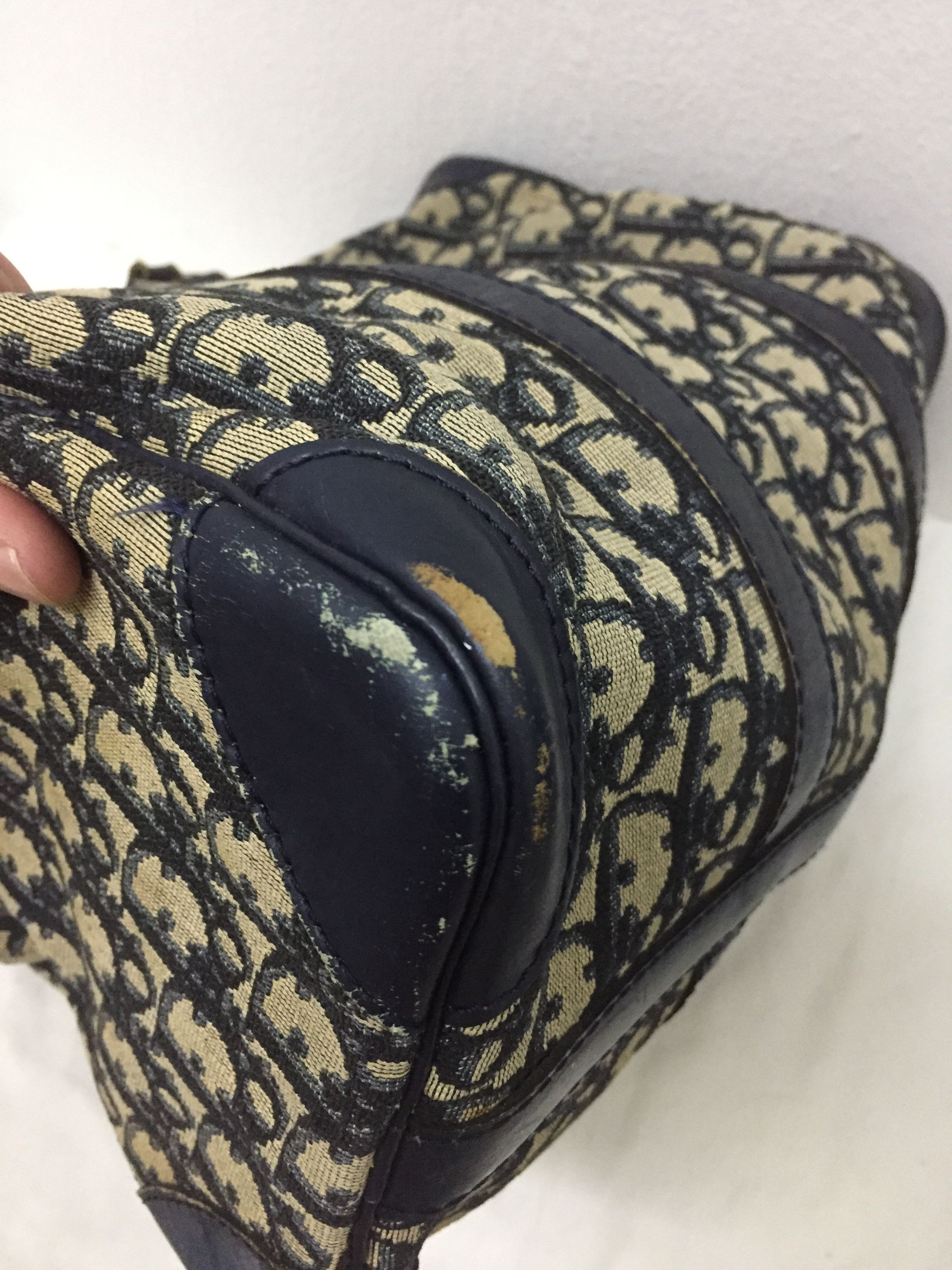 Dior 80's DIOR Trotter Monogram Small Duffle Boston Size ONE SIZE - 8 Thumbnail
