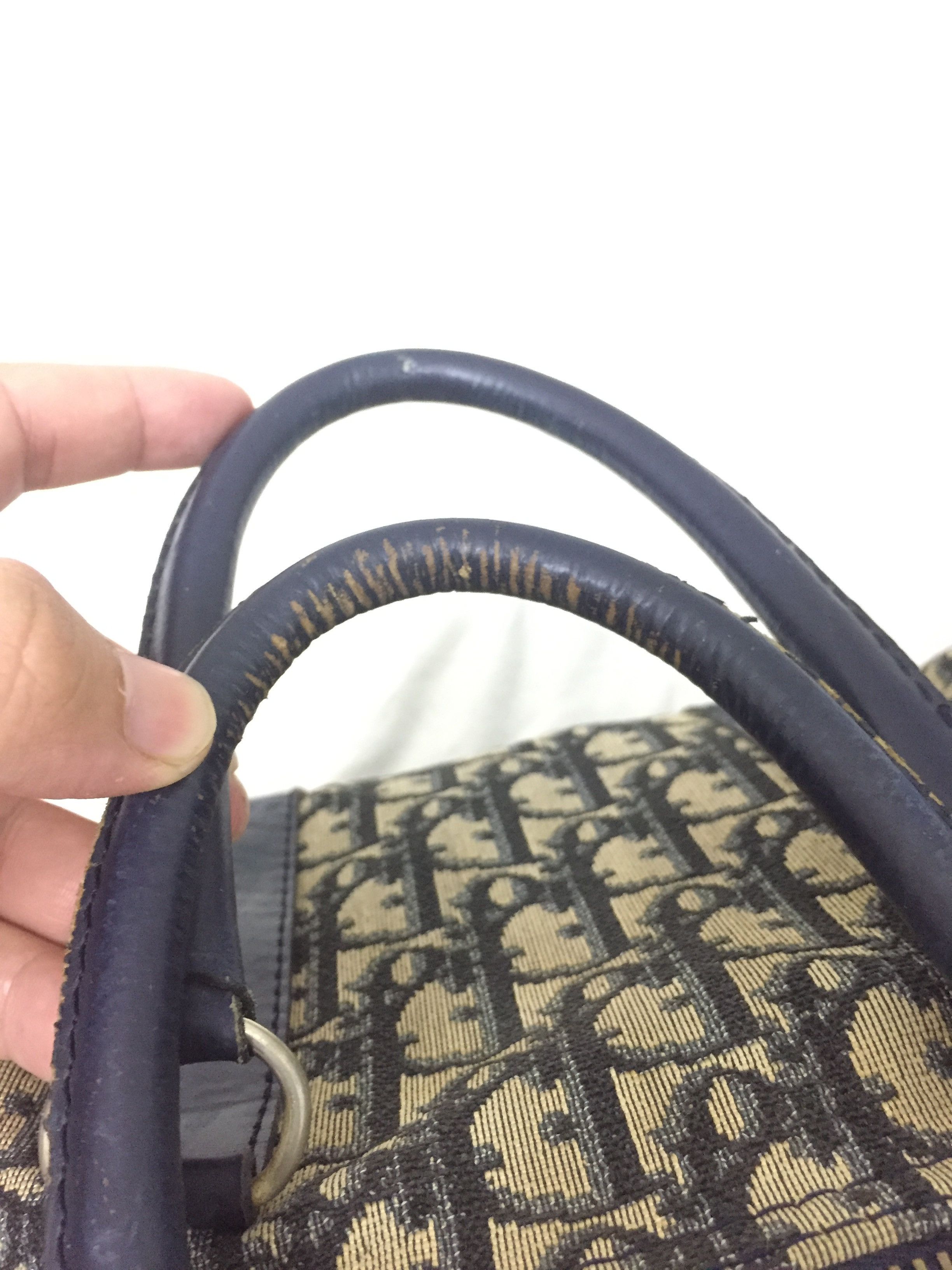 Dior 80's DIOR Trotter Monogram Small Duffle Boston Size ONE SIZE - 7 Thumbnail