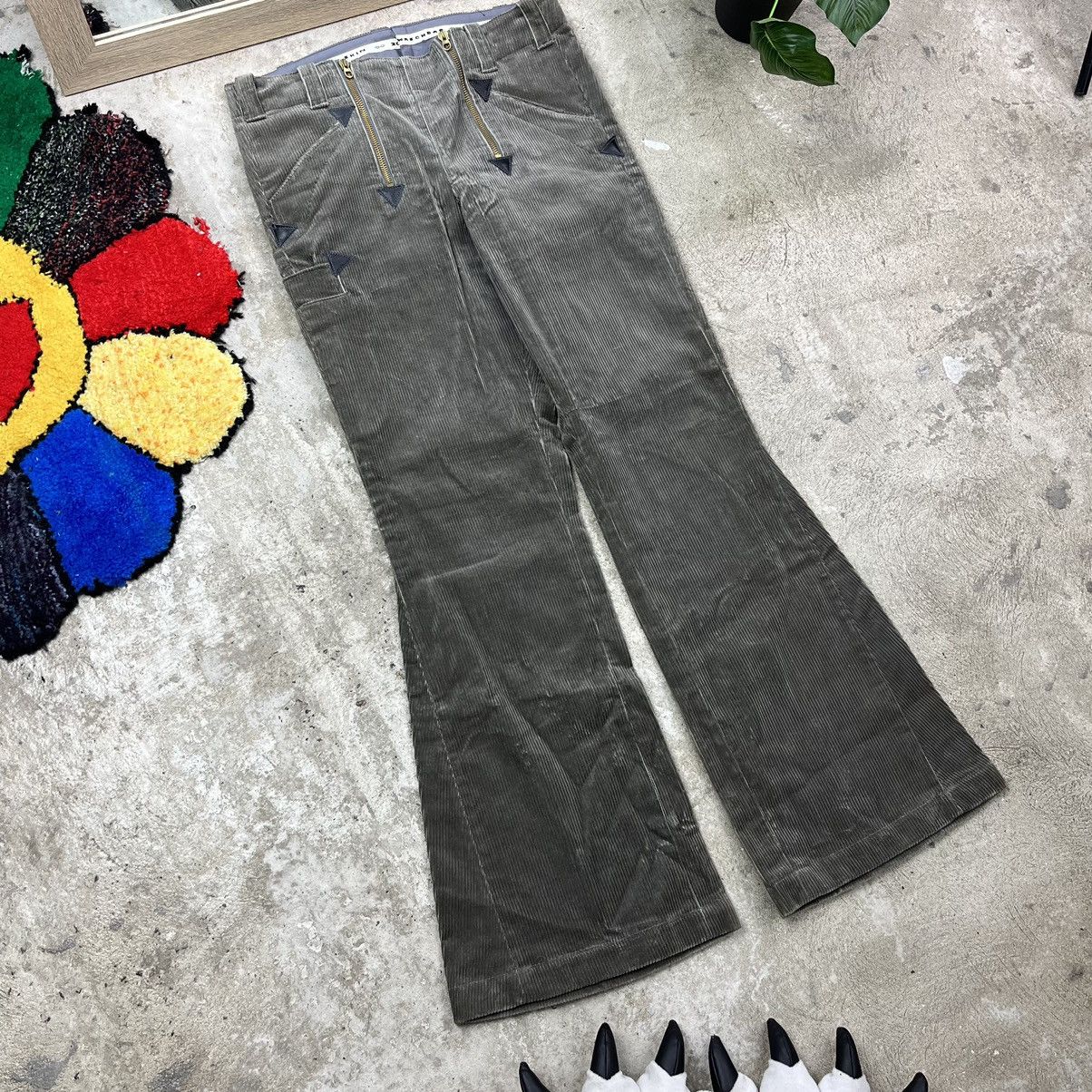Vintage BAGGY FLARE CORDUROY ARCHIVE UTILITY HEAVY PANTS - № 3024 Size US 34 / EU 50 - 1 Thumbnail