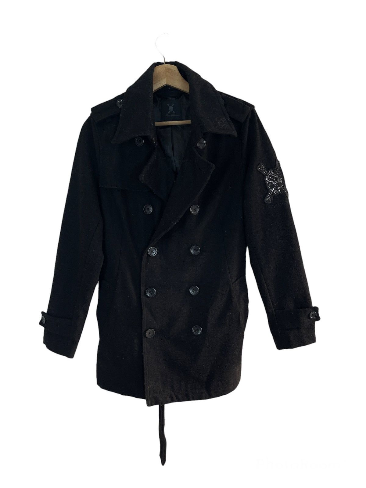 If Six Was Nine BLACK AVANT GARDE ROEN SKULL WOOL JACKET LGB IF SIX WAS NINE Size US M / EU 48-50 / 2 - 5 Thumbnail