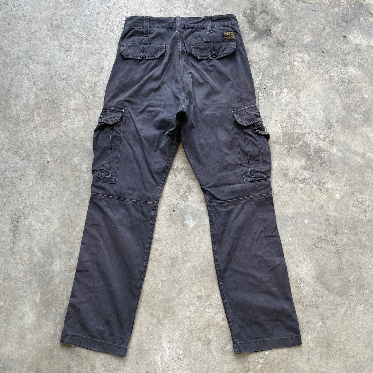 Alpha Industries Vtg ALPHA INDUSTRIES Faded Multipocket Tactical Cargo Pants Size US 29 - 12 Thumbnail