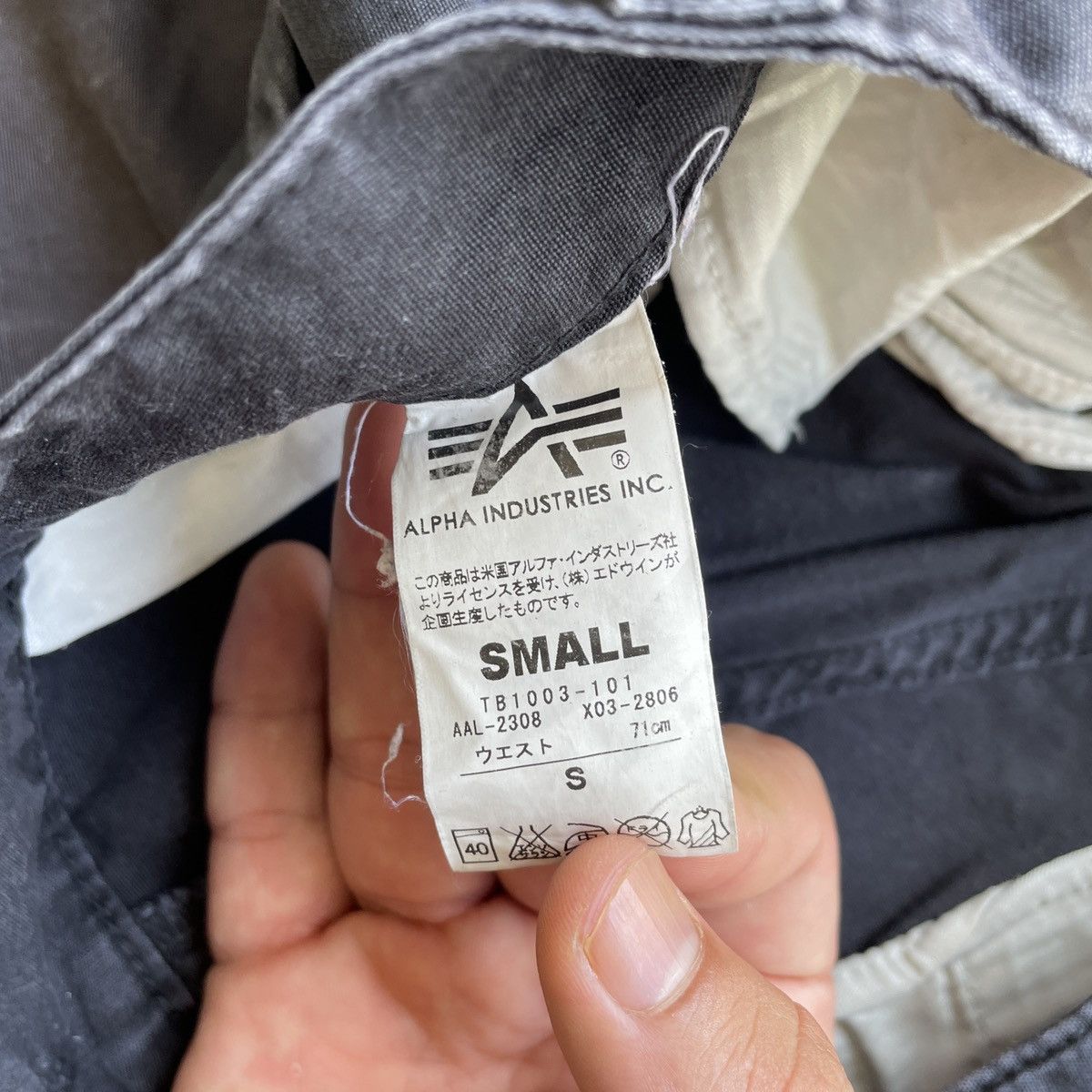 Alpha Industries Vtg ALPHA INDUSTRIES Faded Multipocket Tactical Cargo Pants Size US 29 - 8 Thumbnail