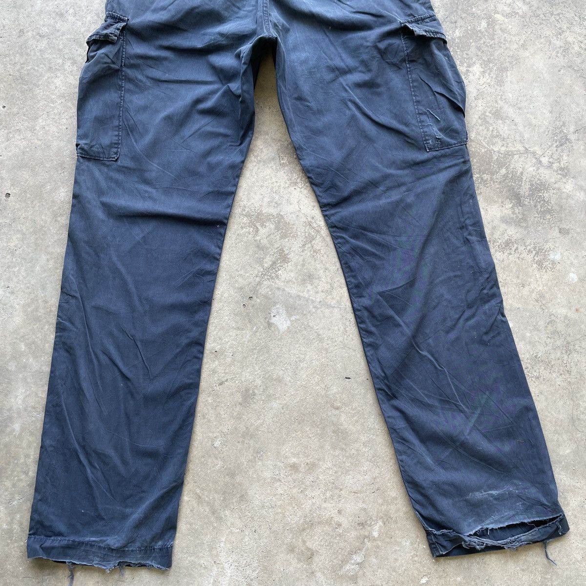 Vintage GU Faded Dirty Multipocket Tactical Cargo Pants