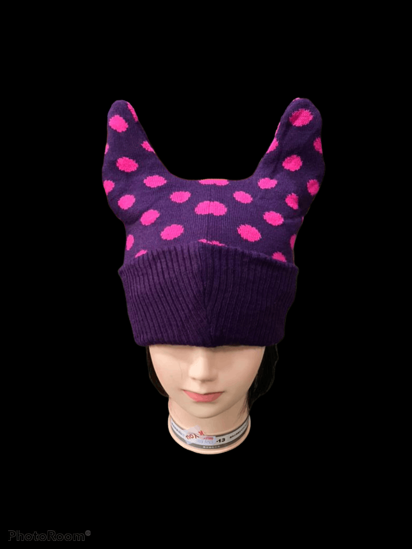 Japanese Brand 💥UNBRAND DEVIL HORN POLKADOT Size ONE SIZE - 1 Thumbnail
