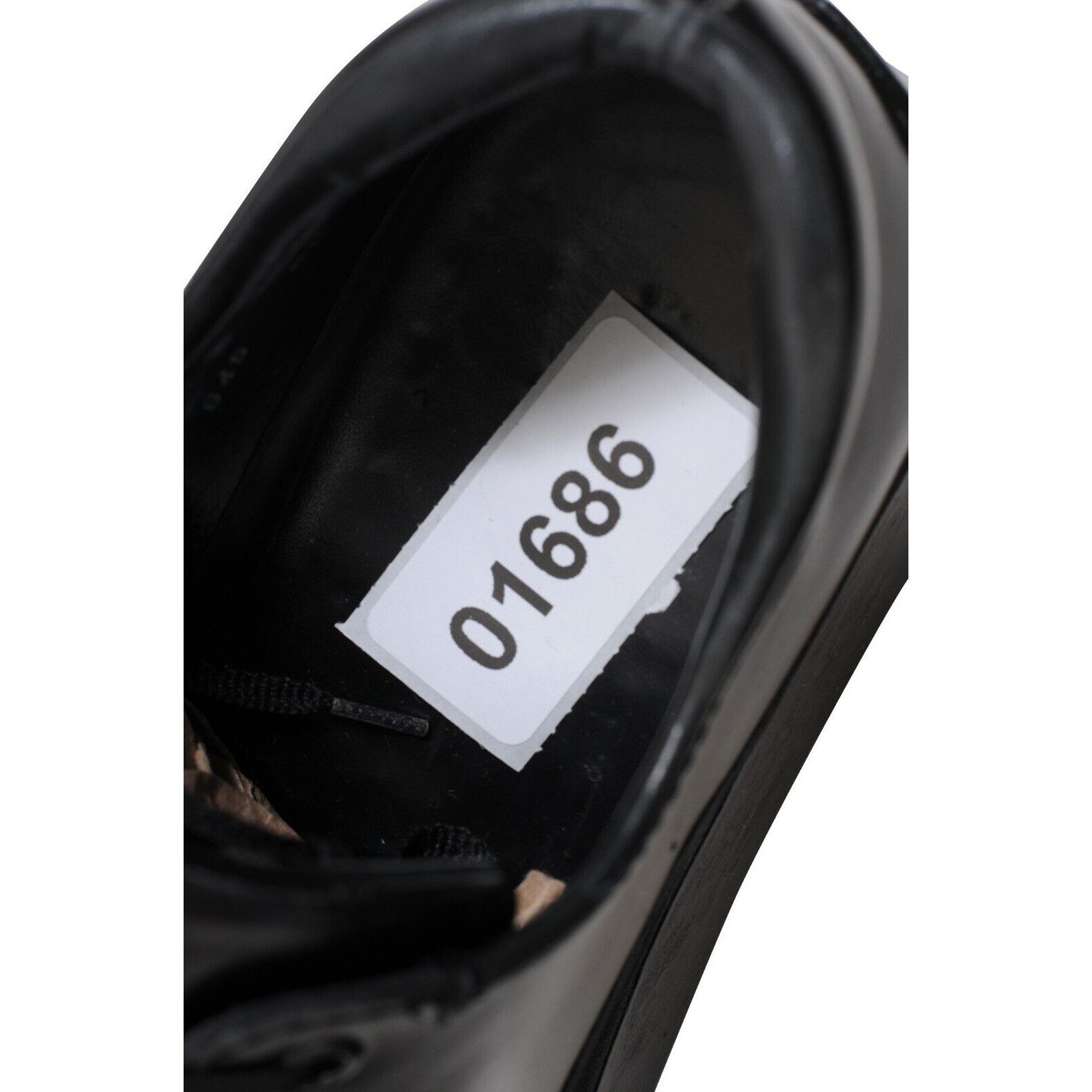 Prada Black Leather Lace Up AW99 Derby Chunky Runway - 01686 Size US 7.5 / EU 40-41 - 10 Thumbnail