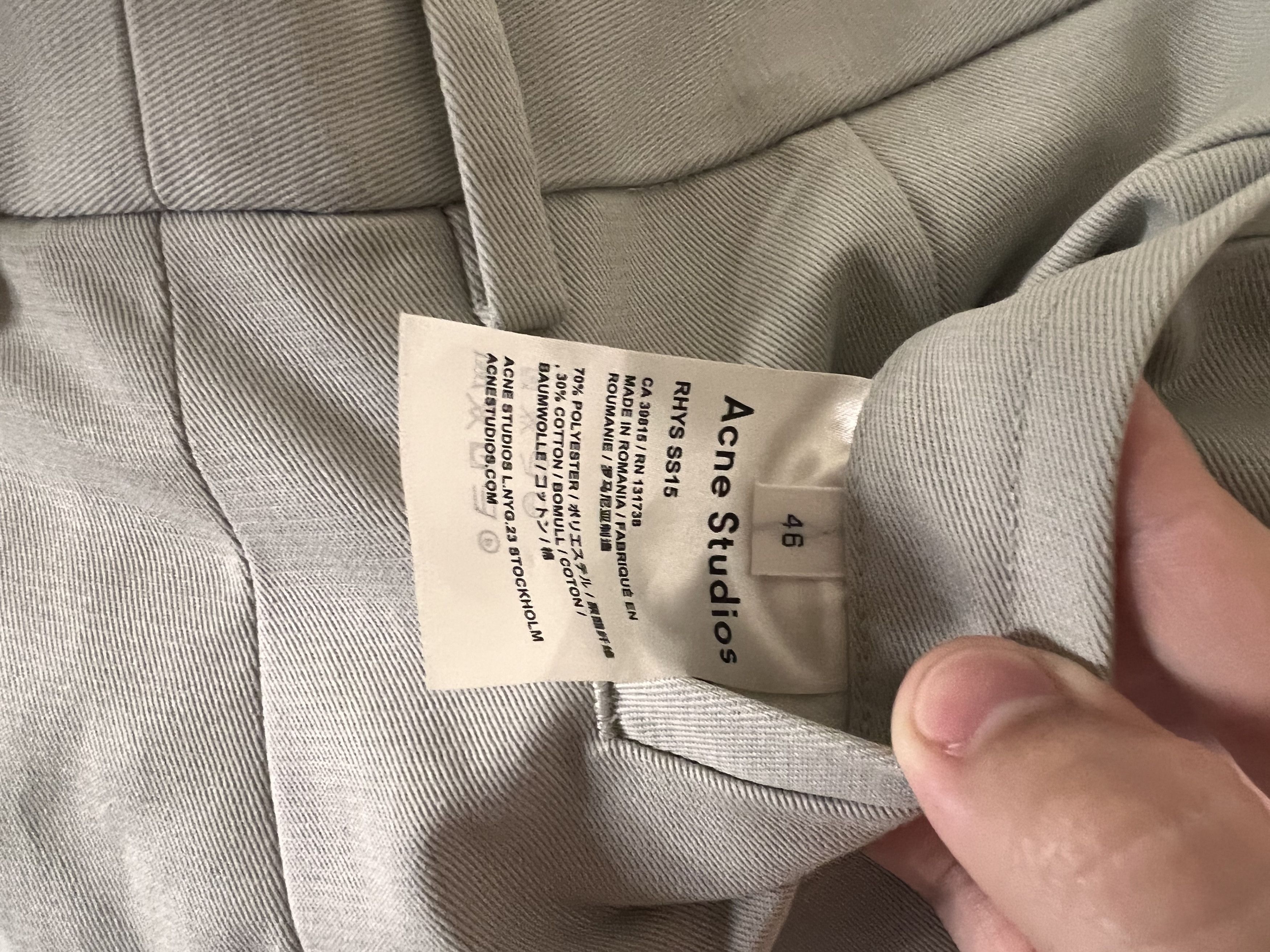 Acne Studios Rhys broad short pants Size US 30 / EU 46 - 5 Thumbnail