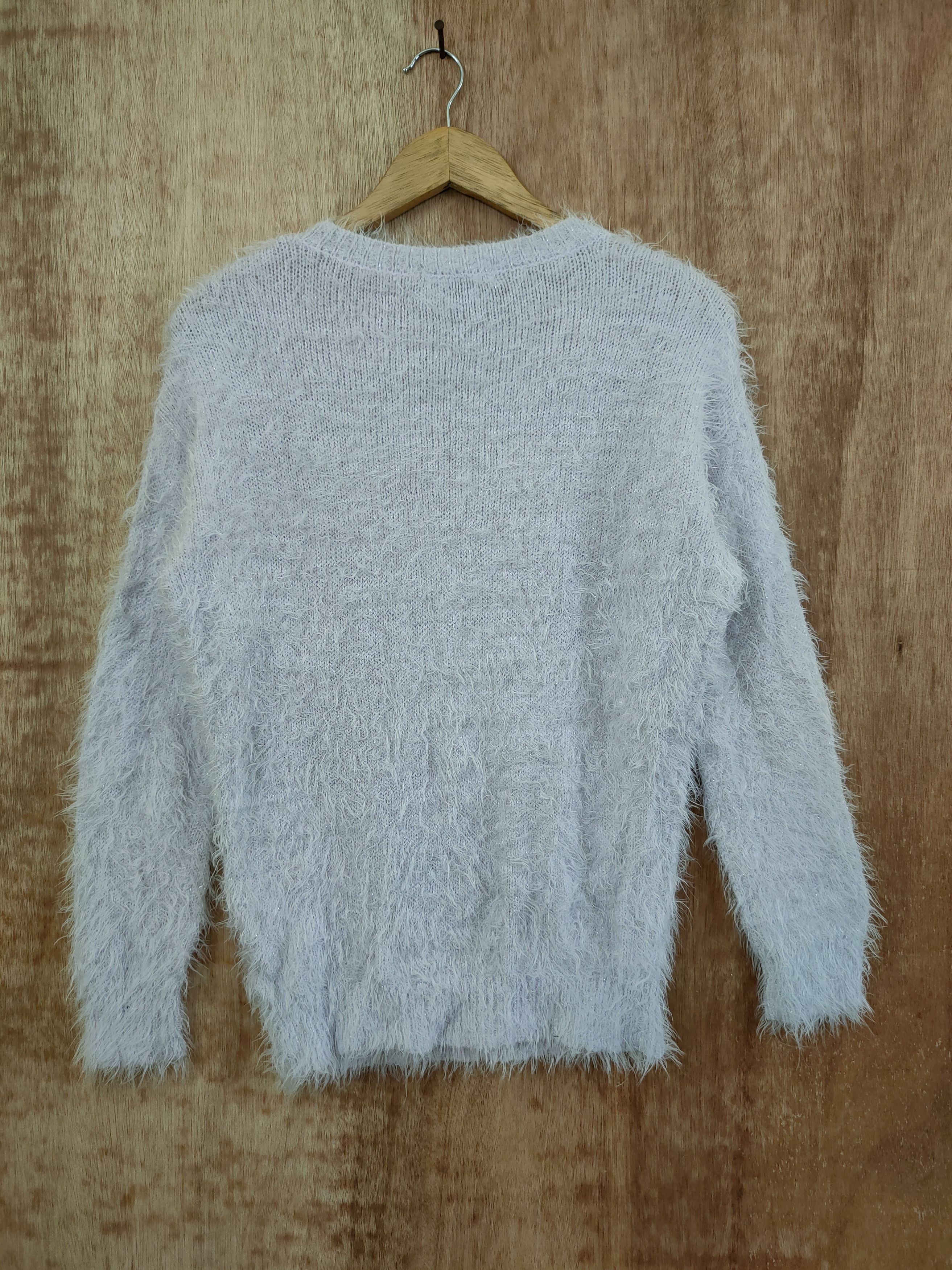 Homespun Knitwear DL Shoo La Rue mohair knitwear fur shag shaggy japan #46-438 Size M / US 6-8 / IT 42-44 - 6 Thumbnail