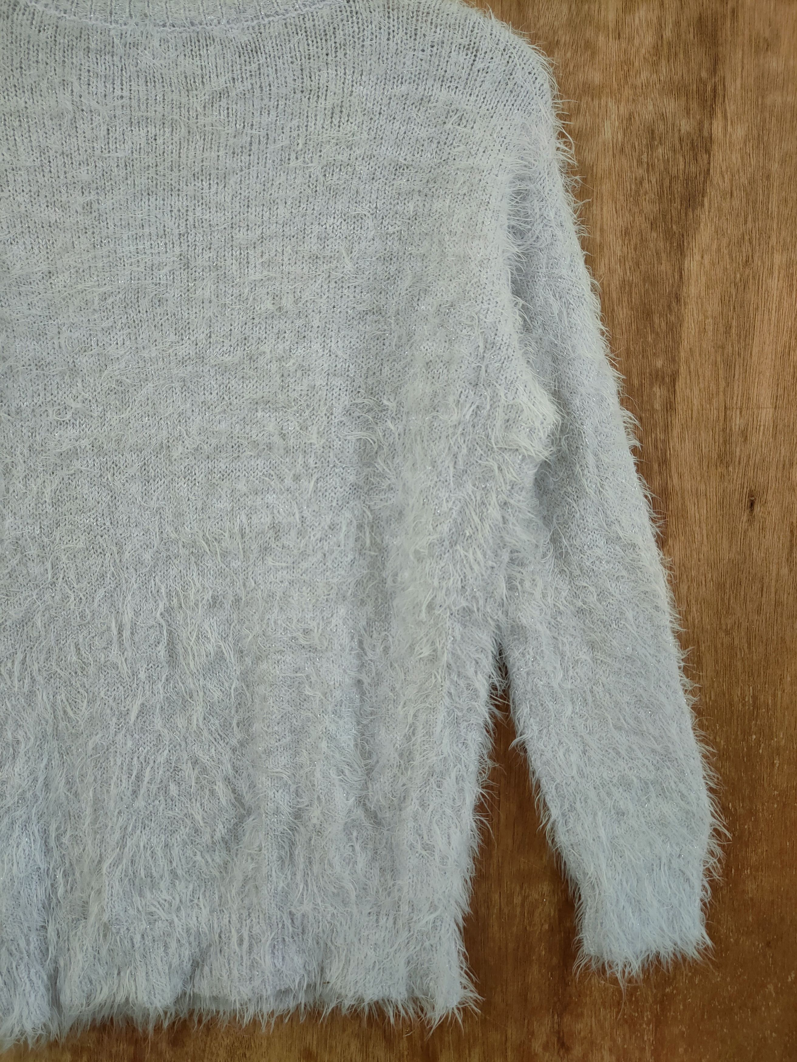 Homespun Knitwear DL Shoo La Rue mohair knitwear fur shag shaggy japan #46-438 Size M / US 6-8 / IT 42-44 - 8 Thumbnail