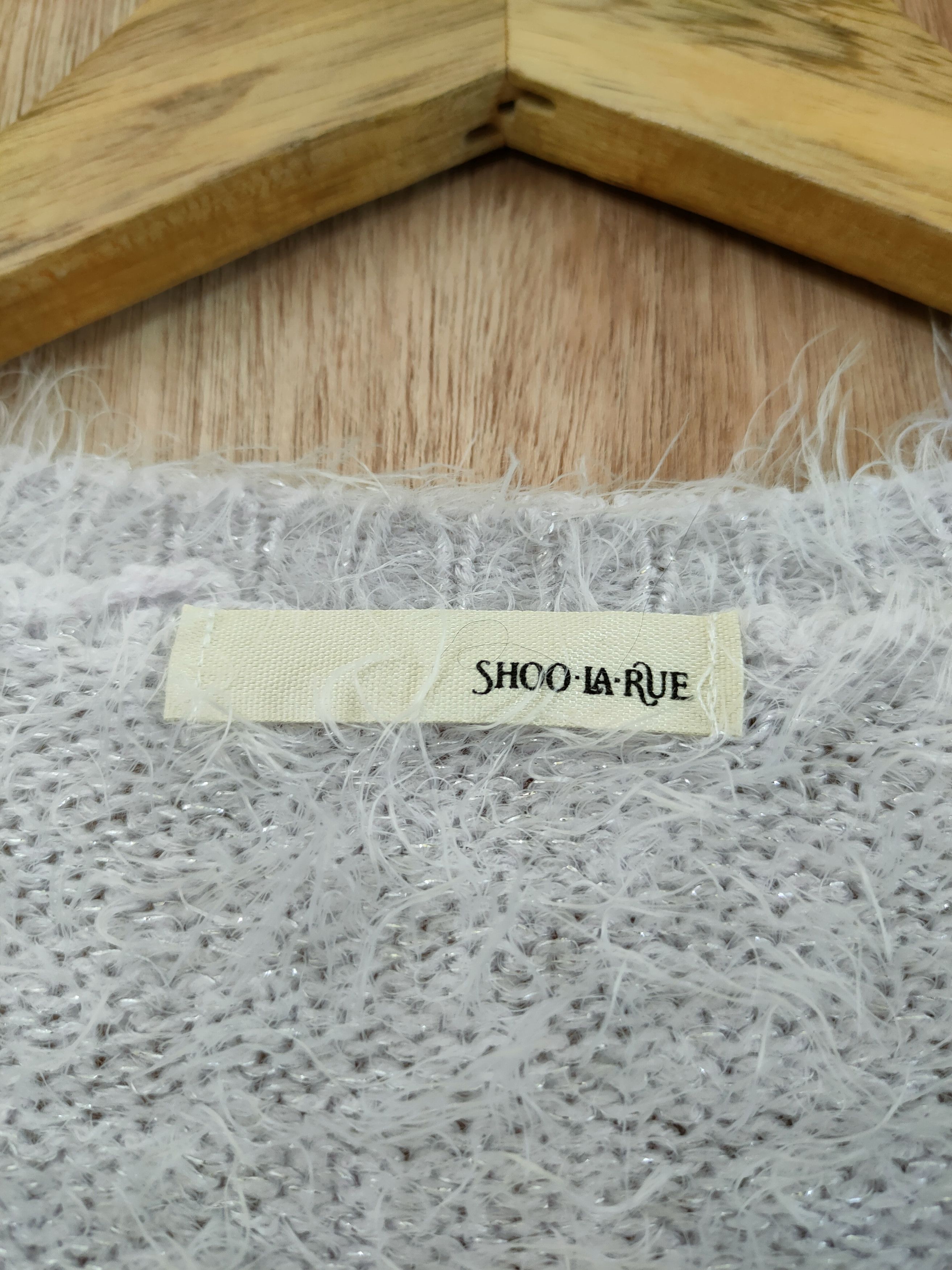 Homespun Knitwear DL Shoo La Rue mohair knitwear fur shag shaggy japan #46-438 Size M / US 6-8 / IT 42-44 - 4 Thumbnail