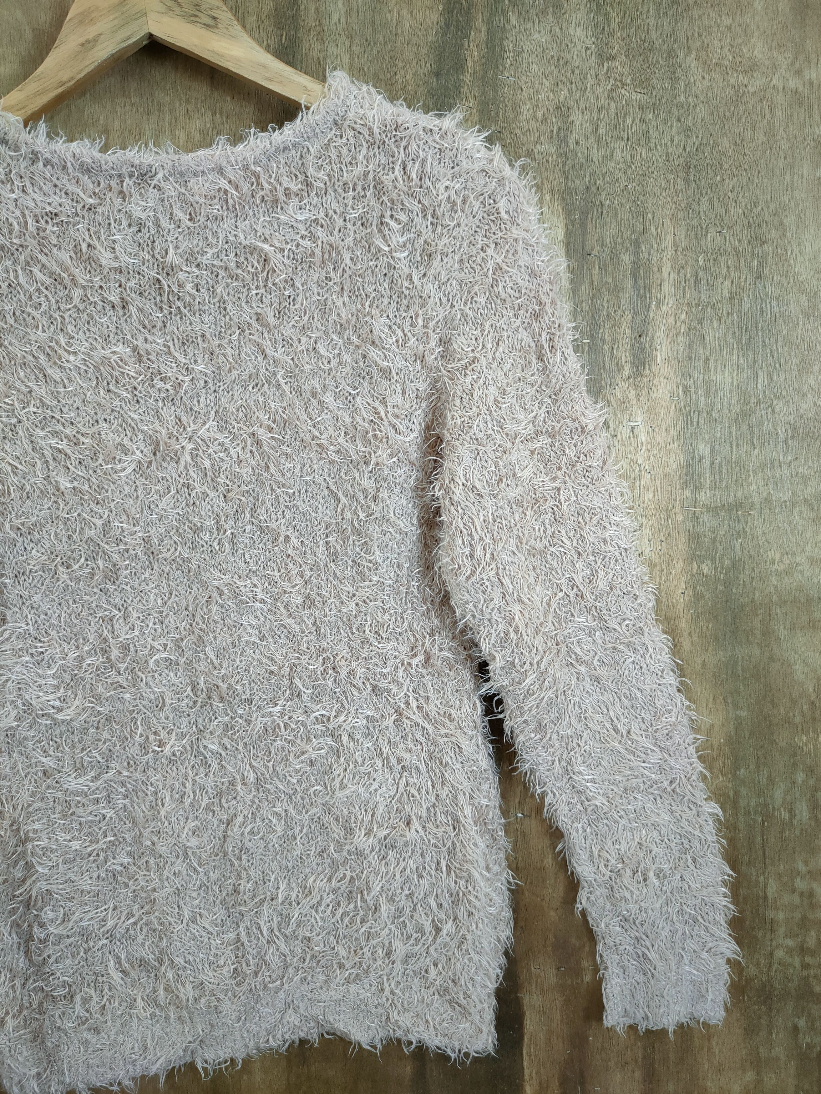 Homespun Knitwear × Japanese Brand Japan knitted star shag shaggy soft fur mohair #46-926 Size XS / US 0-2 / IT 36-38 - 11 Thumbnail