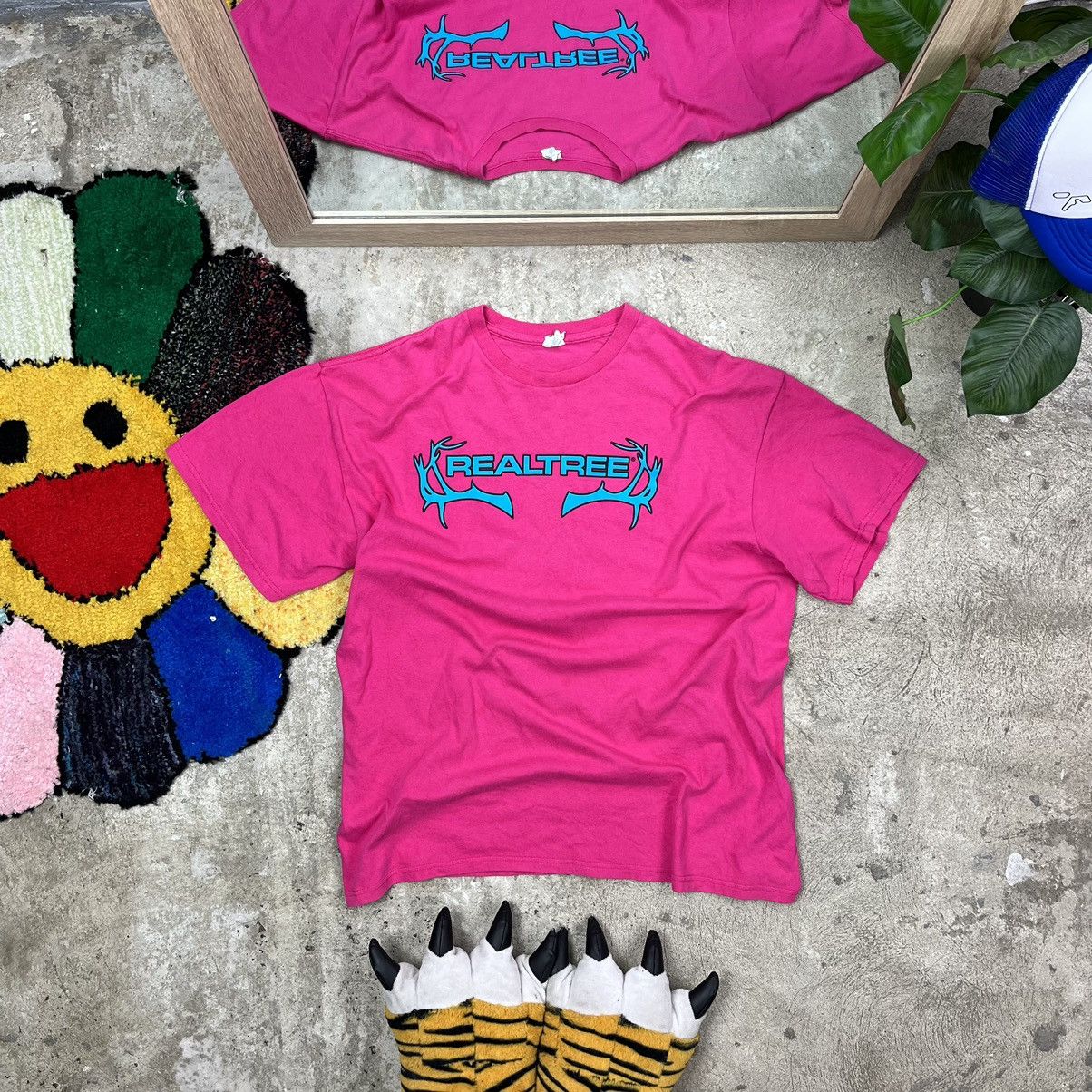 Realtree 2000s REALTREE ACID PINK VINTAGE RARE TEE - LOT № 89 Size US L / EU 52-54 / 3 - 1 Thumbnail