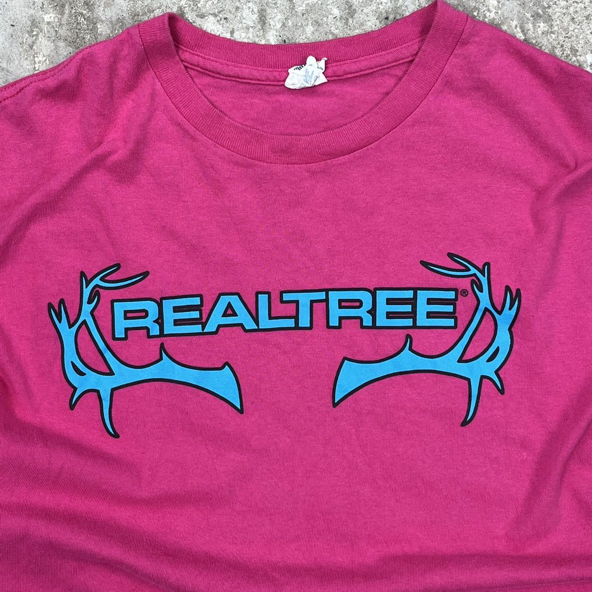 Realtree 2000s REALTREE ACID PINK VINTAGE RARE TEE - LOT № 89 Size US L / EU 52-54 / 3 - 4 Thumbnail