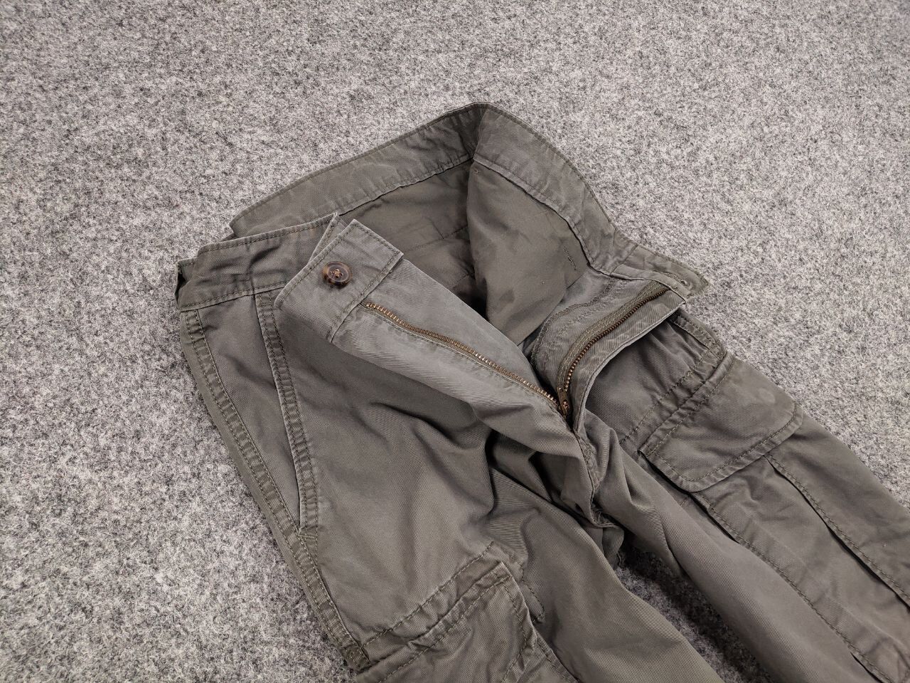 Japanese Brand Vintage Military Japan Gray Cargo Men's Casual Pants Size US 36 / EU 52 - 11 Thumbnail