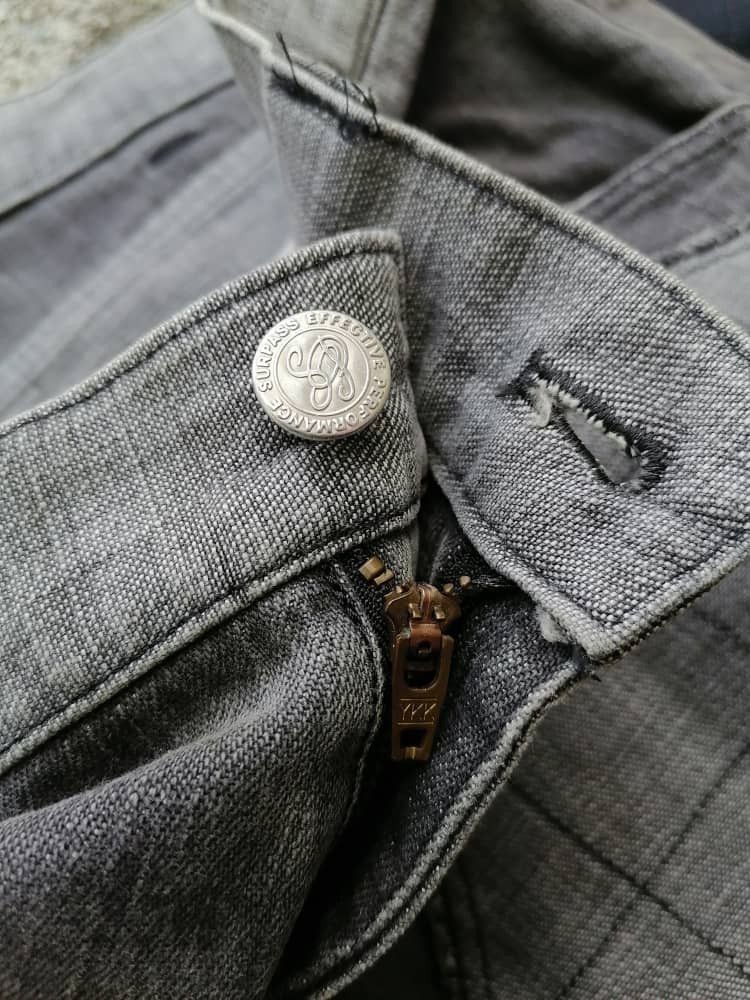 Japanese Brand Surpass Patchwork Denim Jeans Size US 37 - 3 Thumbnail