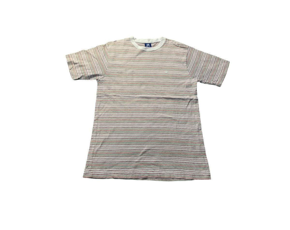 Hang Ten Hang Ten Striped Surf Skate Hawaii Beach Tee Size US M / EU 48-50 / 2 - 1 Thumbnail