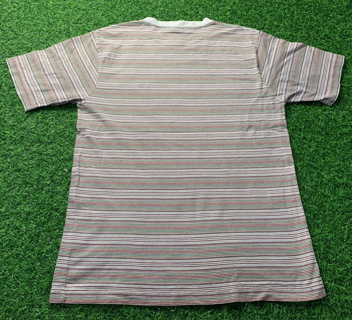 Hang Ten Hang Ten Striped Surf Skate Hawaii Beach Tee Size US M / EU 48-50 / 2 - 11 Thumbnail