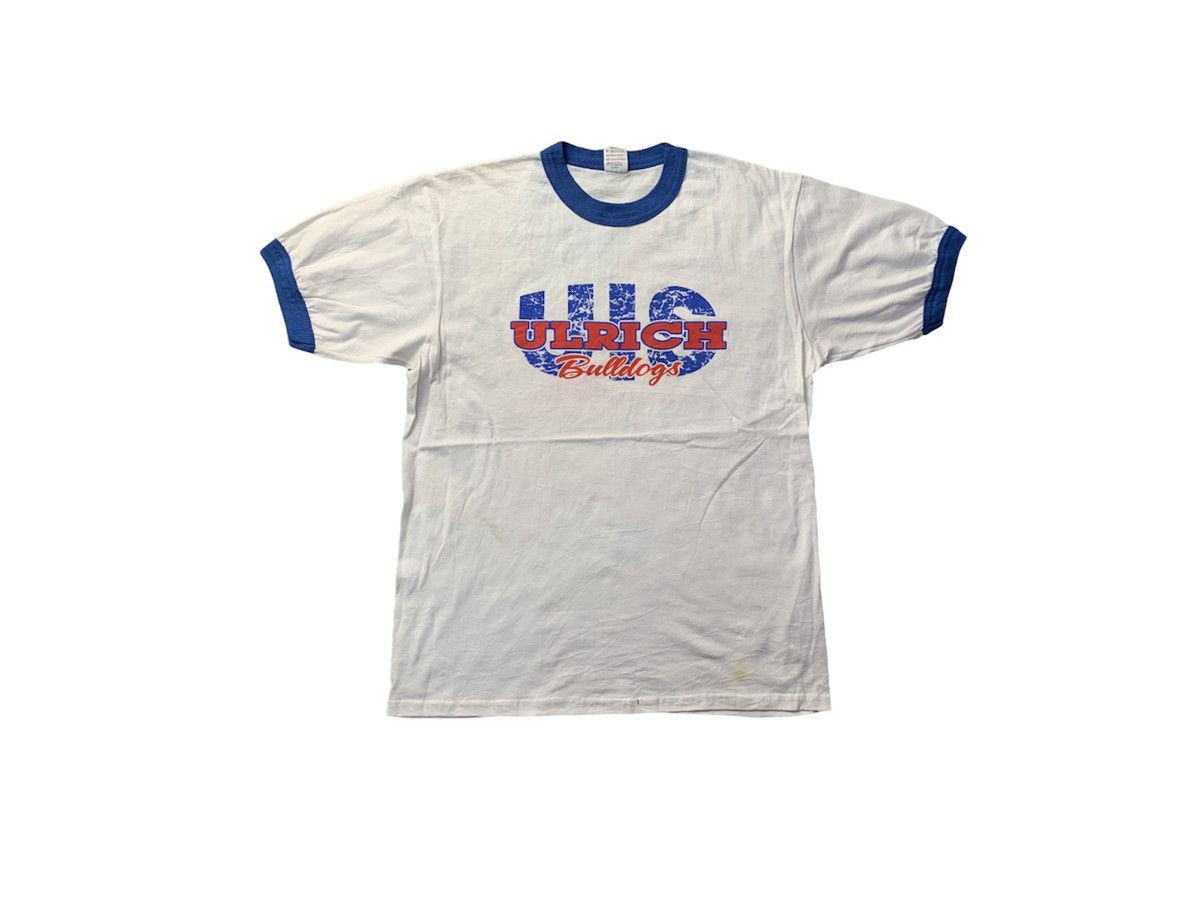 Vintage Ulrich Bulldogs Spell Out Ringer Tee Sportswear Athletic Size US M / EU 48-50 / 2 - 1 Thumbnail