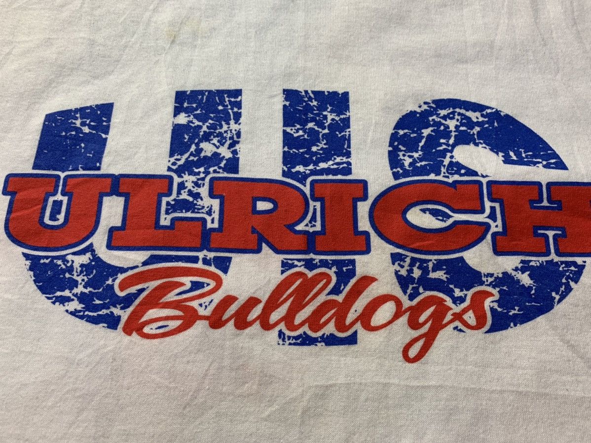 Vintage Ulrich Bulldogs Spell Out Ringer Tee Sportswear Athletic Size US M / EU 48-50 / 2 - 2 Thumbnail