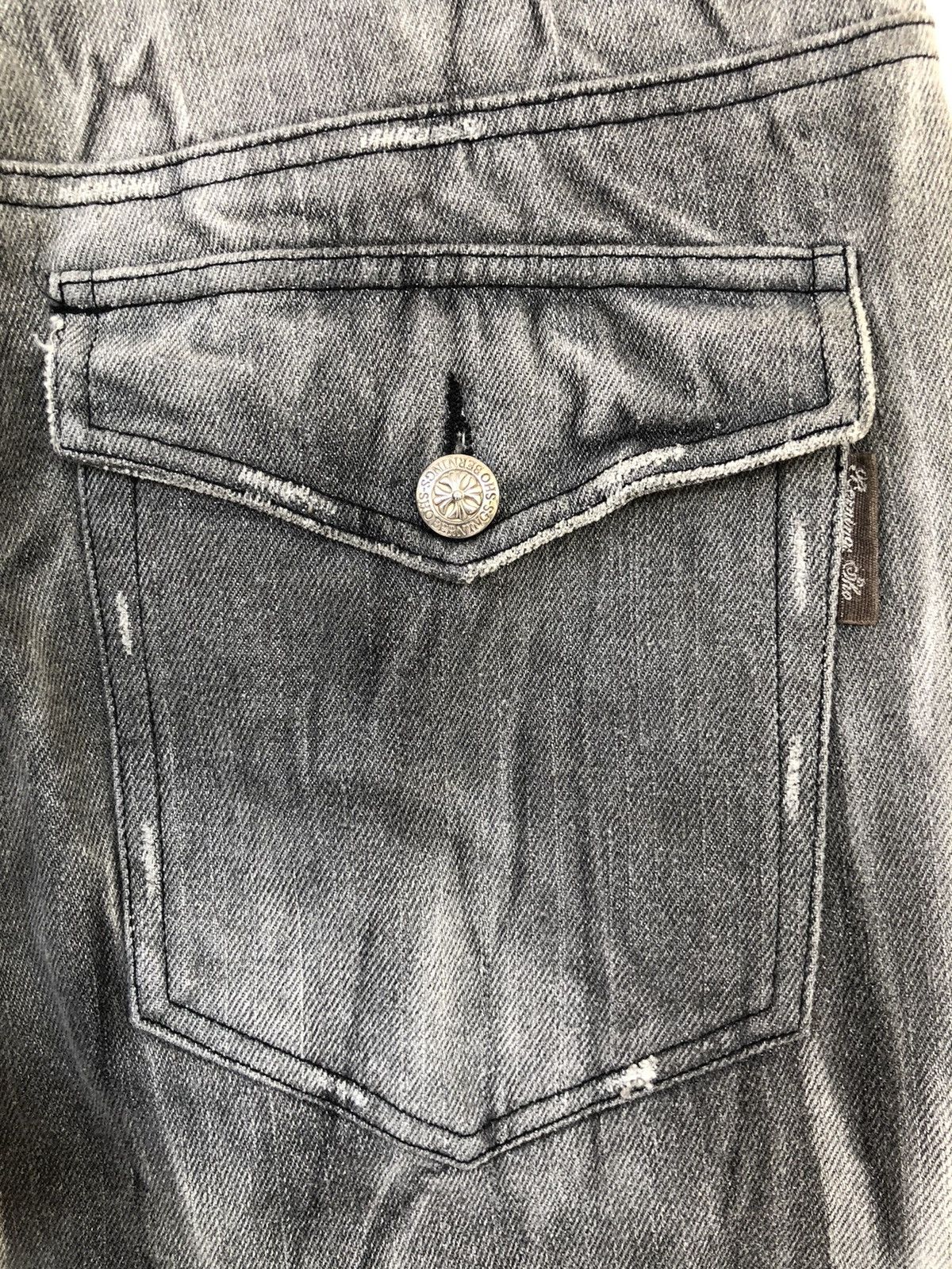 Yasuyuki Ishii Berning Sho 🇯🇵 Junya Poem Anarchy Statement Jeans Denim Size US 29 - 8 Thumbnail