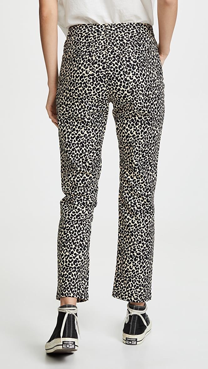 A.P.C. DOPE🔥A.P.C. Paris Leopard Skin Pastel Pants Size US 29 - 8 Thumbnail