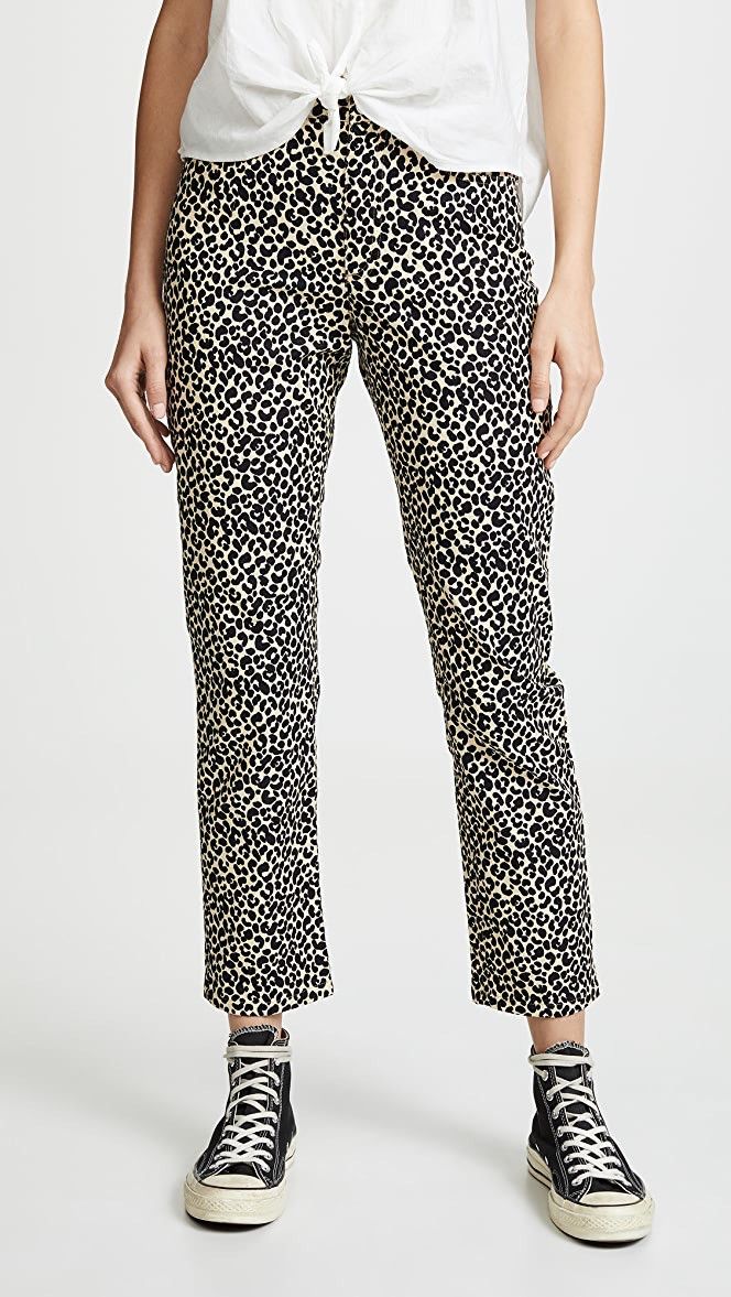 A.P.C. DOPE🔥A.P.C. Paris Leopard Skin Pastel Pants Size US 29 - 7 Thumbnail