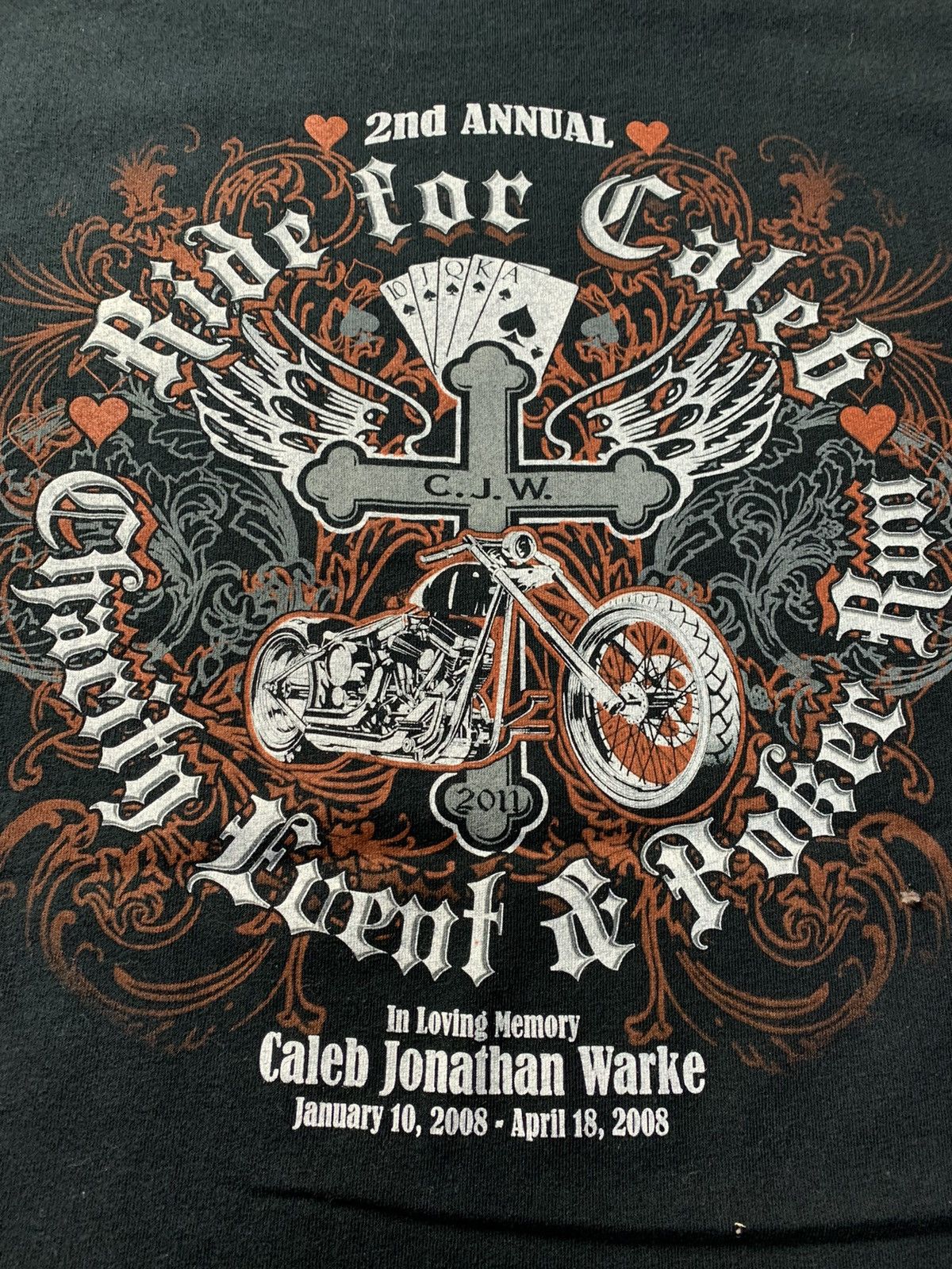 Band Tees Jeremiah James and The Tandem Band Ride for Caleb Tee Size US XL / EU 56 / 4 - 3 Thumbnail
