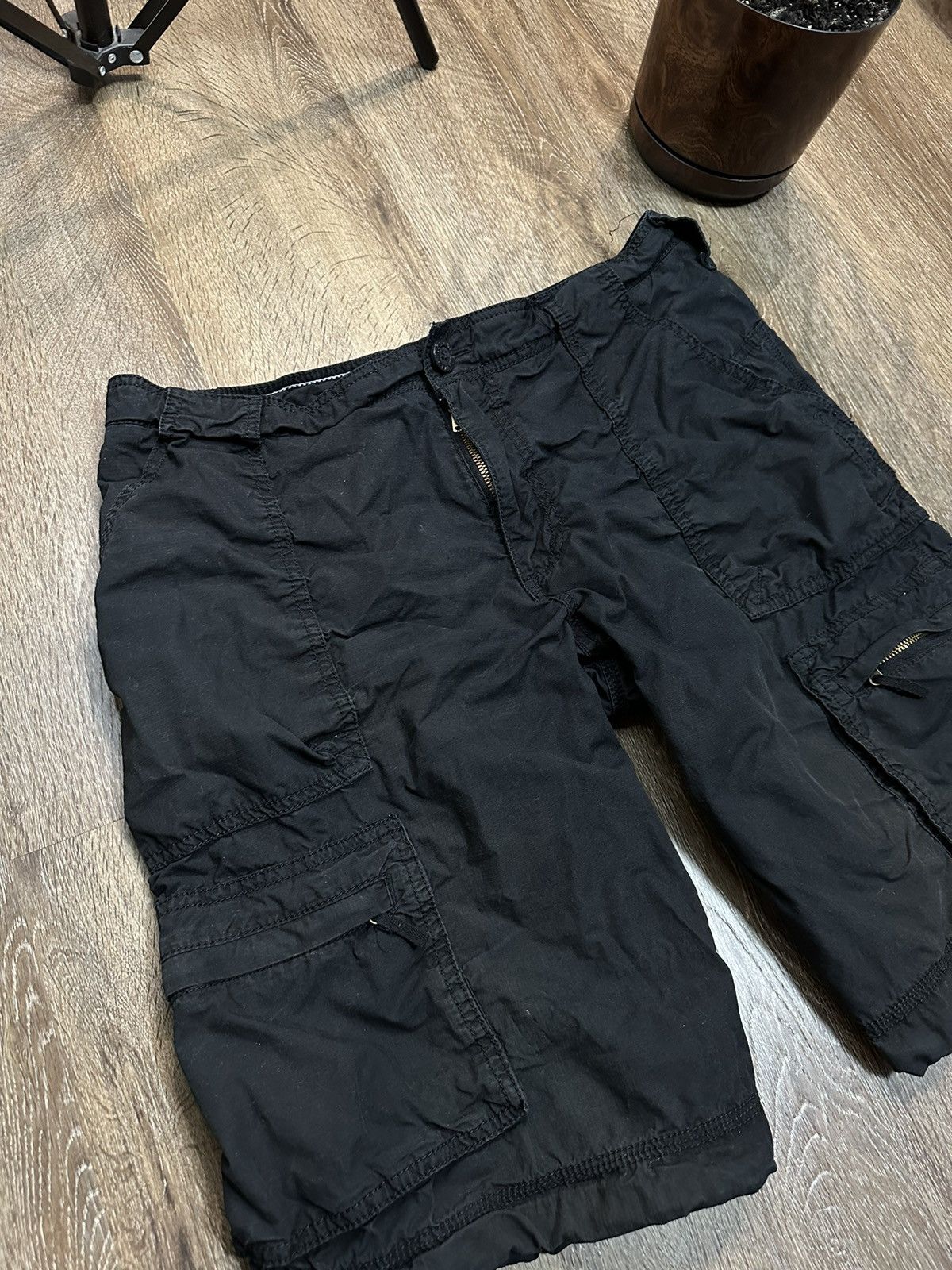 Nike × Vintage Vintage Nike Multi Pocket Cargo Shorts Y2K Size US 34 / EU 50 - 3 Thumbnail