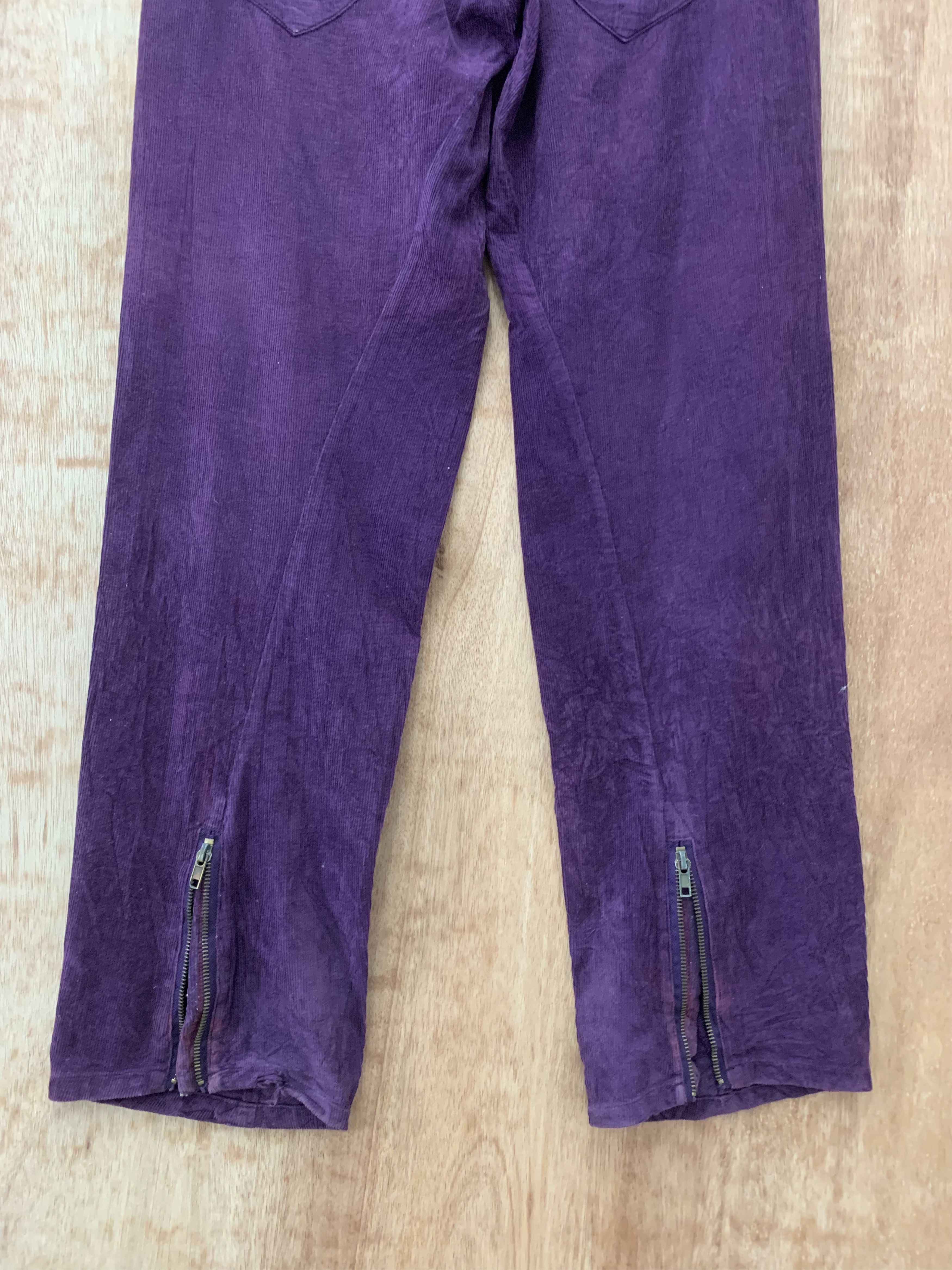 Japanese Brand Conduroy Lucy Zipper Style Japanese Branded Streetwear Pant Size US 30 / EU 46 - 11 Thumbnail